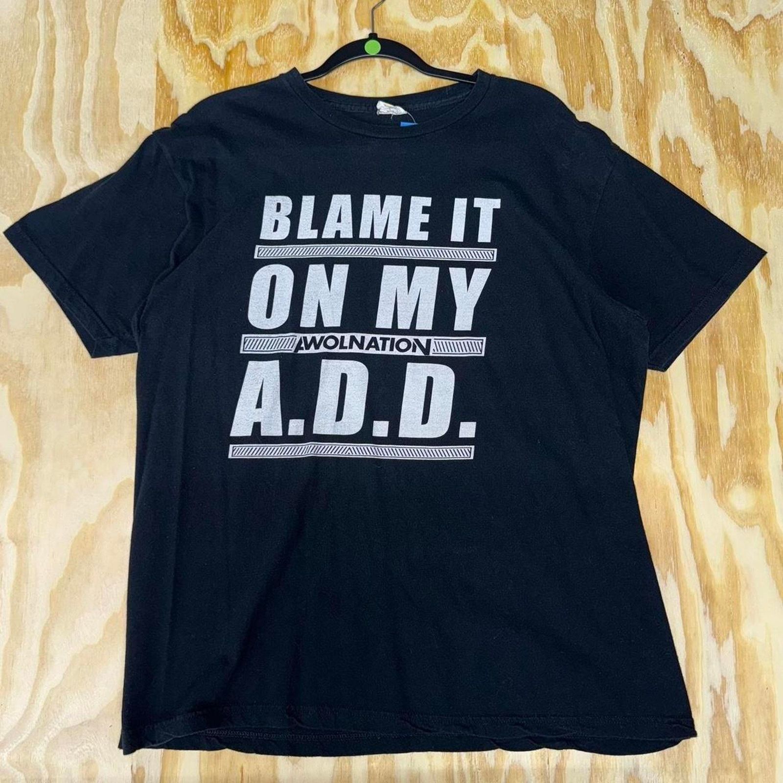 Vintage SAIL "blame it on my ADD" awol nation 2010's band t-shirt Size US L / EU 52-54 / 3 - 1 Thumbnail