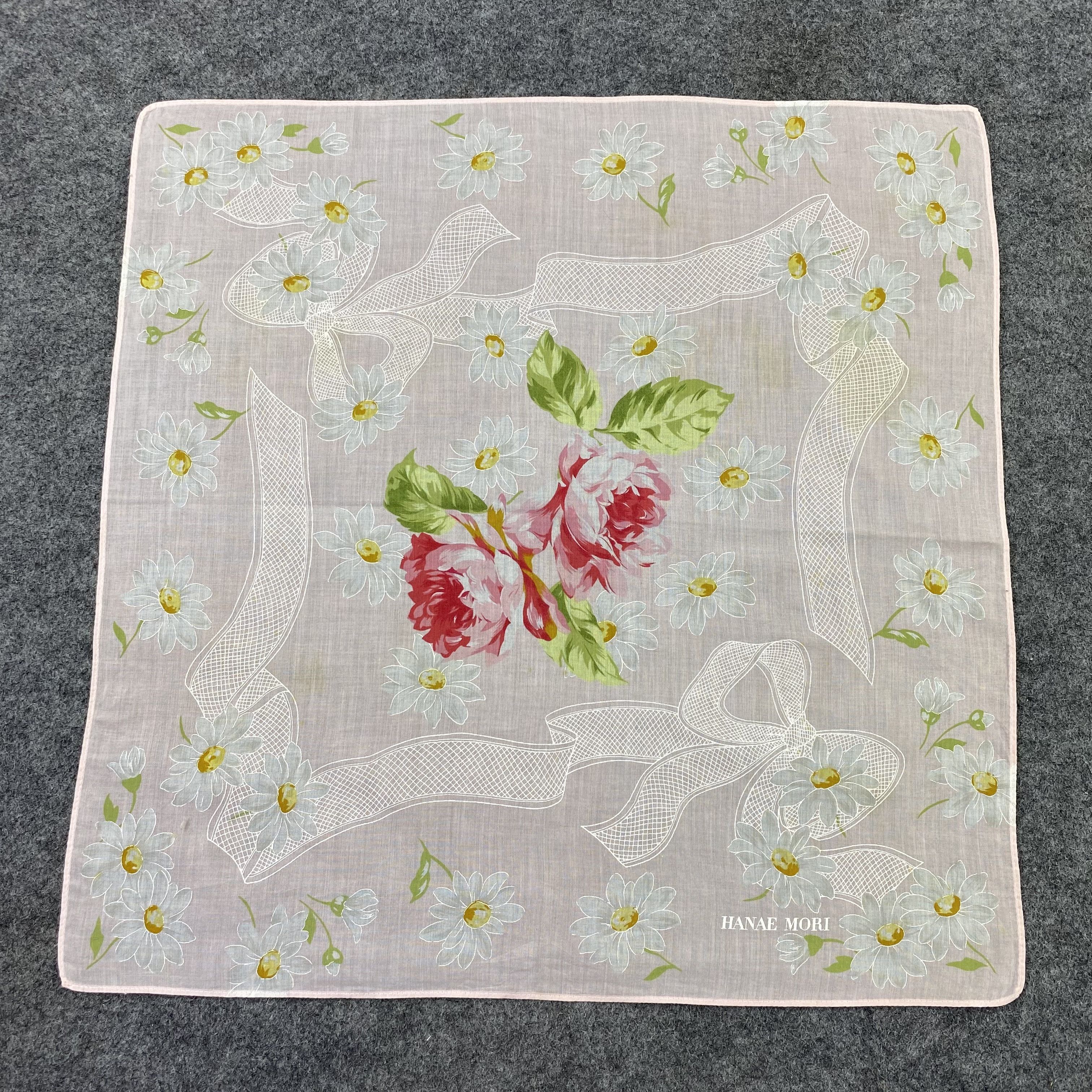 Hanae Mori Hanae Mori Handkerchief / Bandana / Neckerchief -B700 Size ONE SIZE - 3 Thumbnail