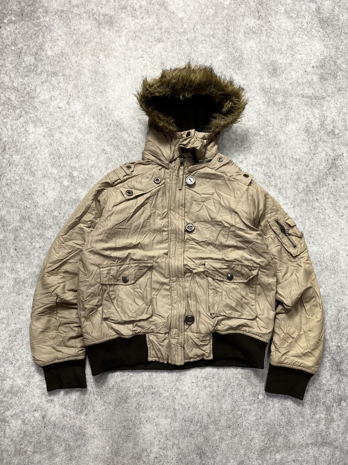 Japanese Brand 2000s Cyber N2B Style Boxy bomber jacket Size US M / EU 48-50 / 2 - 1 Thumbnail