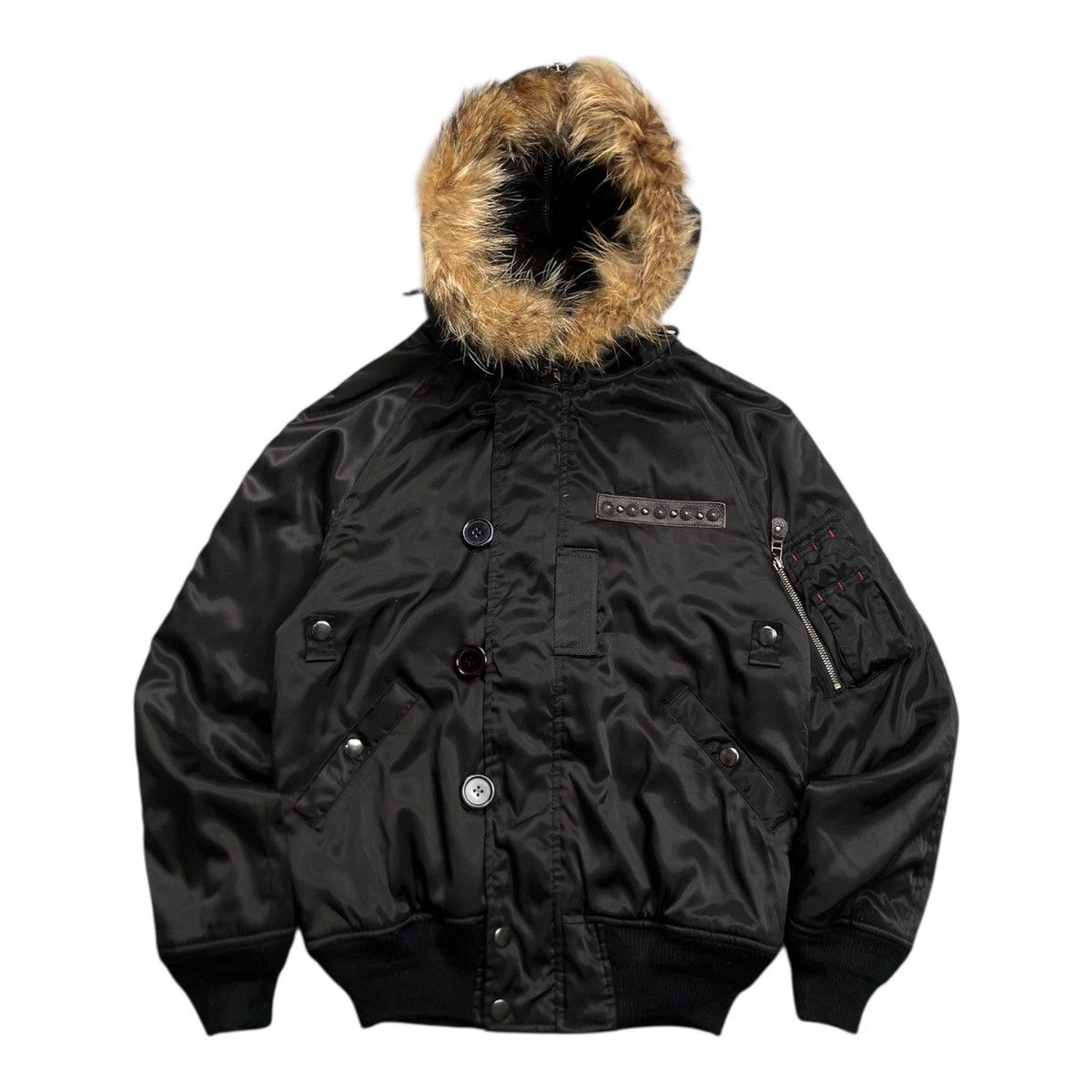 If Six Was Nine B.A.P N2B Military Jacket Vkei Style Size US M / EU 48-50 / 2 - 1 Thumbnail
