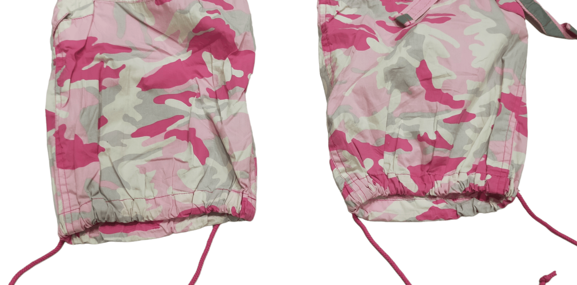 Japanese Brand × Vintage 🔥UFO PINK CAMOUFLAGE MILITARY CARGO PARACHUTE PANTS Size 31" - 5 Thumbnail