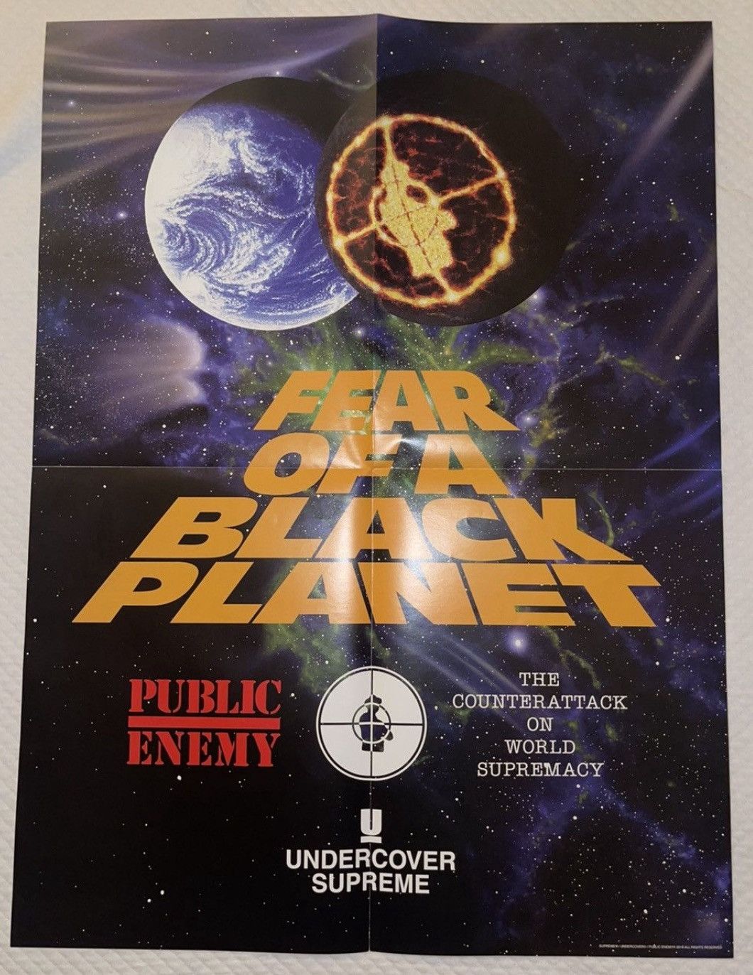Tシャツ・カットソー 18SS /Supreme UNDERCOVER Public Enemy Counterattack L/S Tee Public enemy t shirt supreme new arrivals
