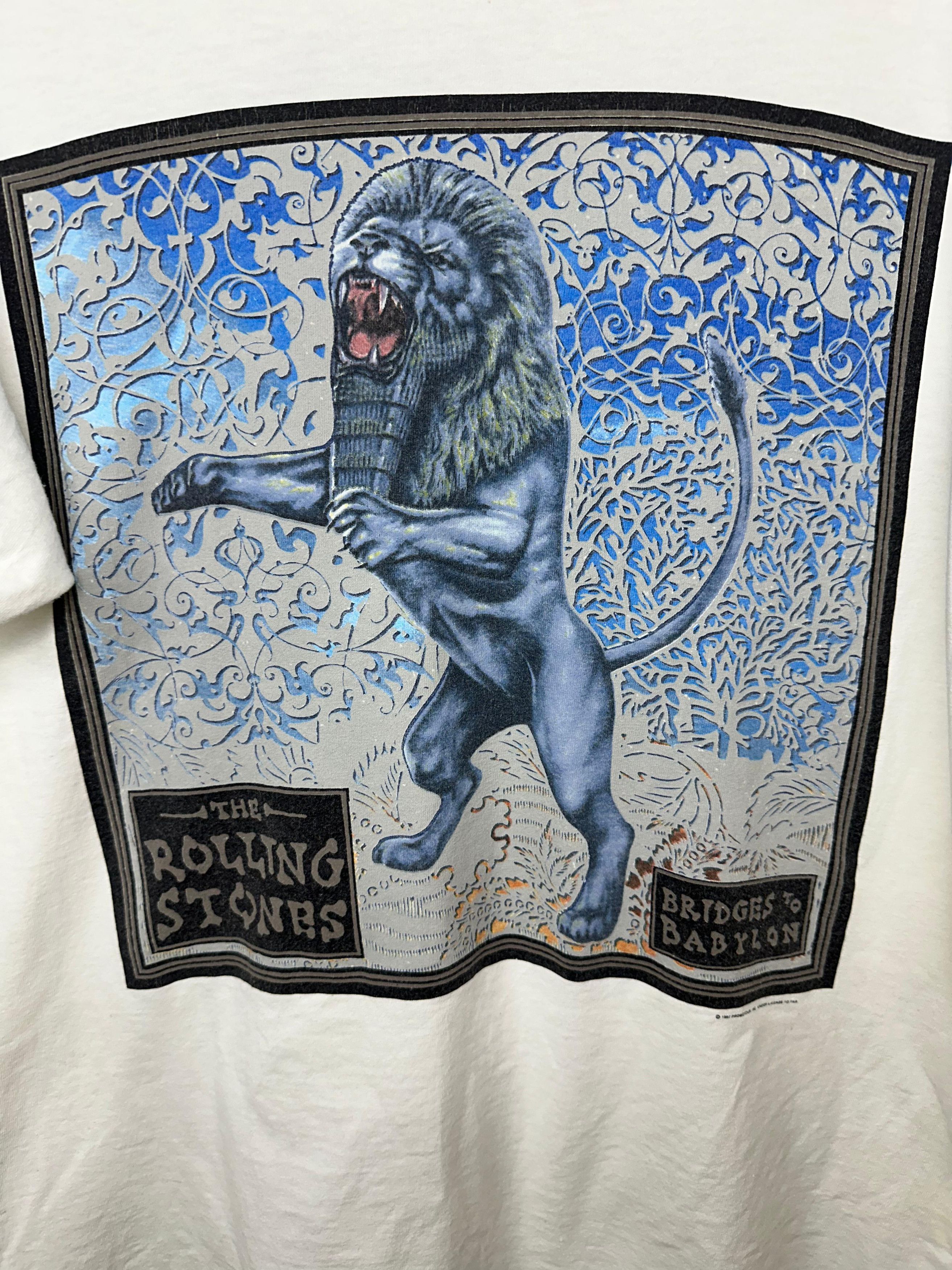 The Rolling Stones × Vintage vintage Rolling Stones Original Concert Shirt 1997 Size US XL / EU 56 / 4 - 2 Thumbnail