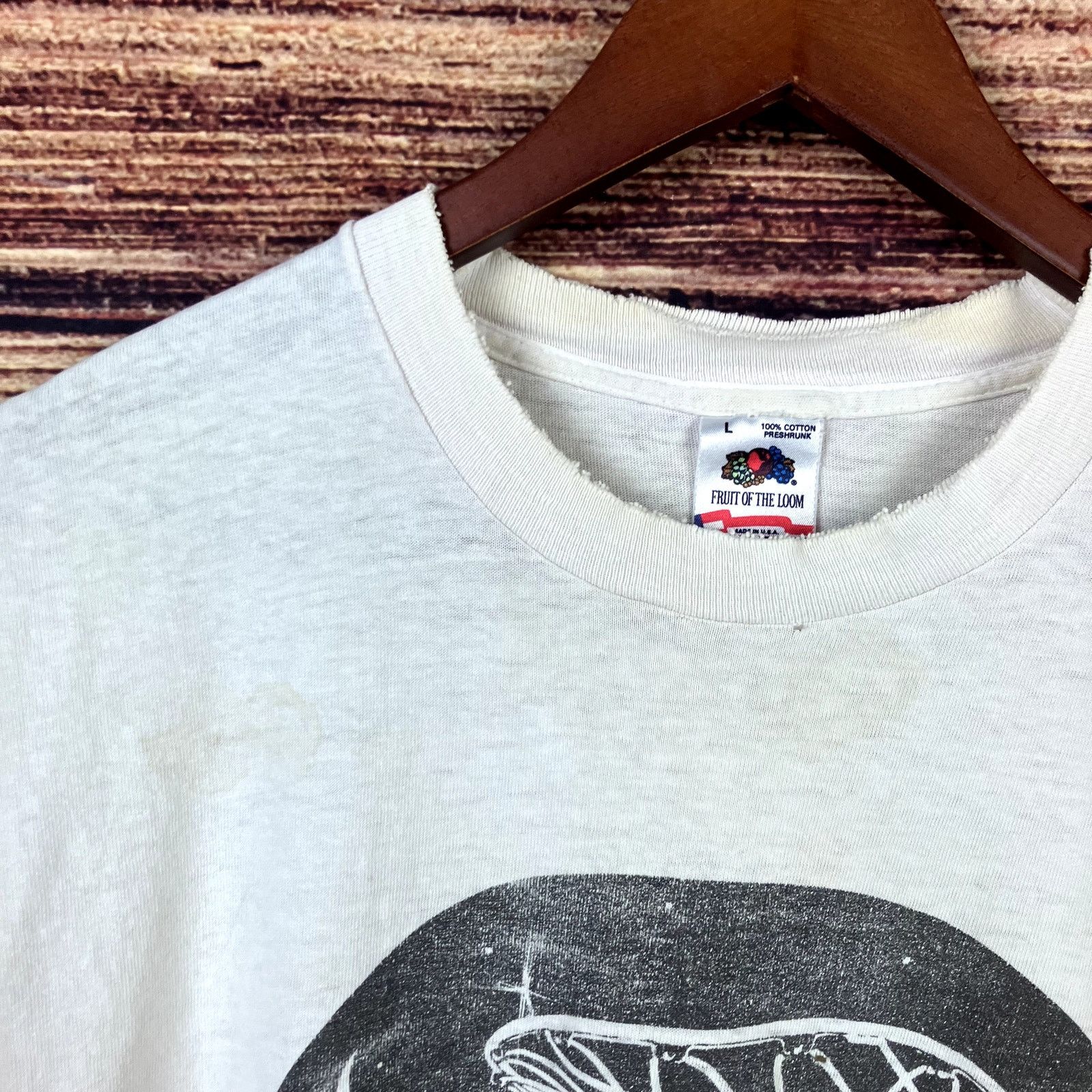 Fruit Of The Loom × Vintage 1990s Late Night At The Phog With Roy Williams KU T-shirt Size US L / EU 52-54 / 3 - 7 Thumbnail
