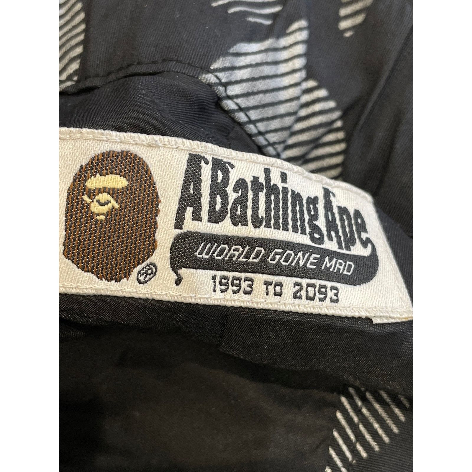 Bape BAPE Mono Black & Silver Camo Track Pants Size US 36 / EU 52 - 4 Thumbnail