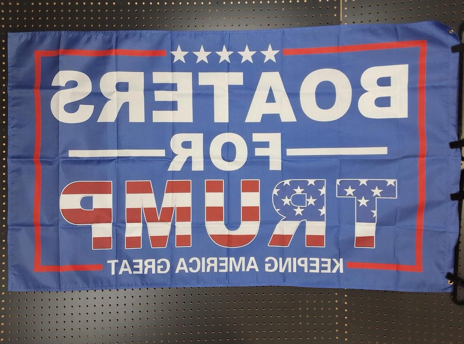 Donald Trump Trump Boaters Flag - Patriotic Outdoor Decor! Size ONE SIZE - 3 Thumbnail