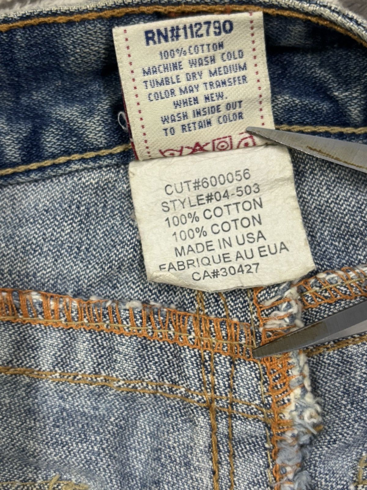 True Religion Vintage True Religion Woodstock Floral Patched Flare Jeans Size US 29 - 19 Thumbnail