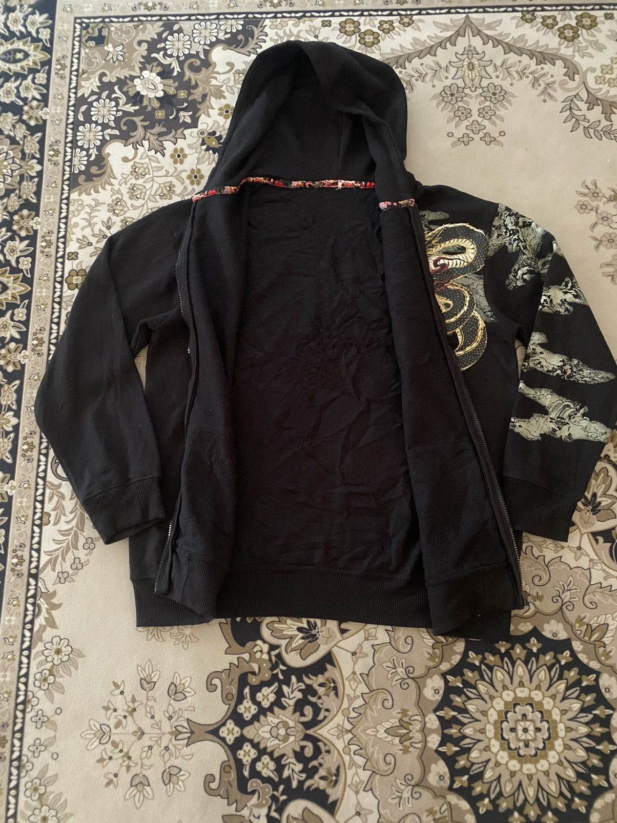 Japanese Brand Vintage Japanese Brand Sukajan Zipper Hoodie Size US L / EU 52-54 / 3 - 5 Thumbnail