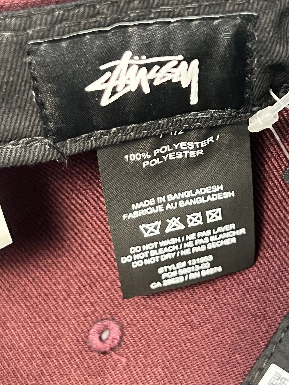New Era × Stussy Stussy x New Era 59FIFTY Japan Undftd Aime Hat Sz 7 1/2 Size ONE SIZE - 8 Thumbnail
