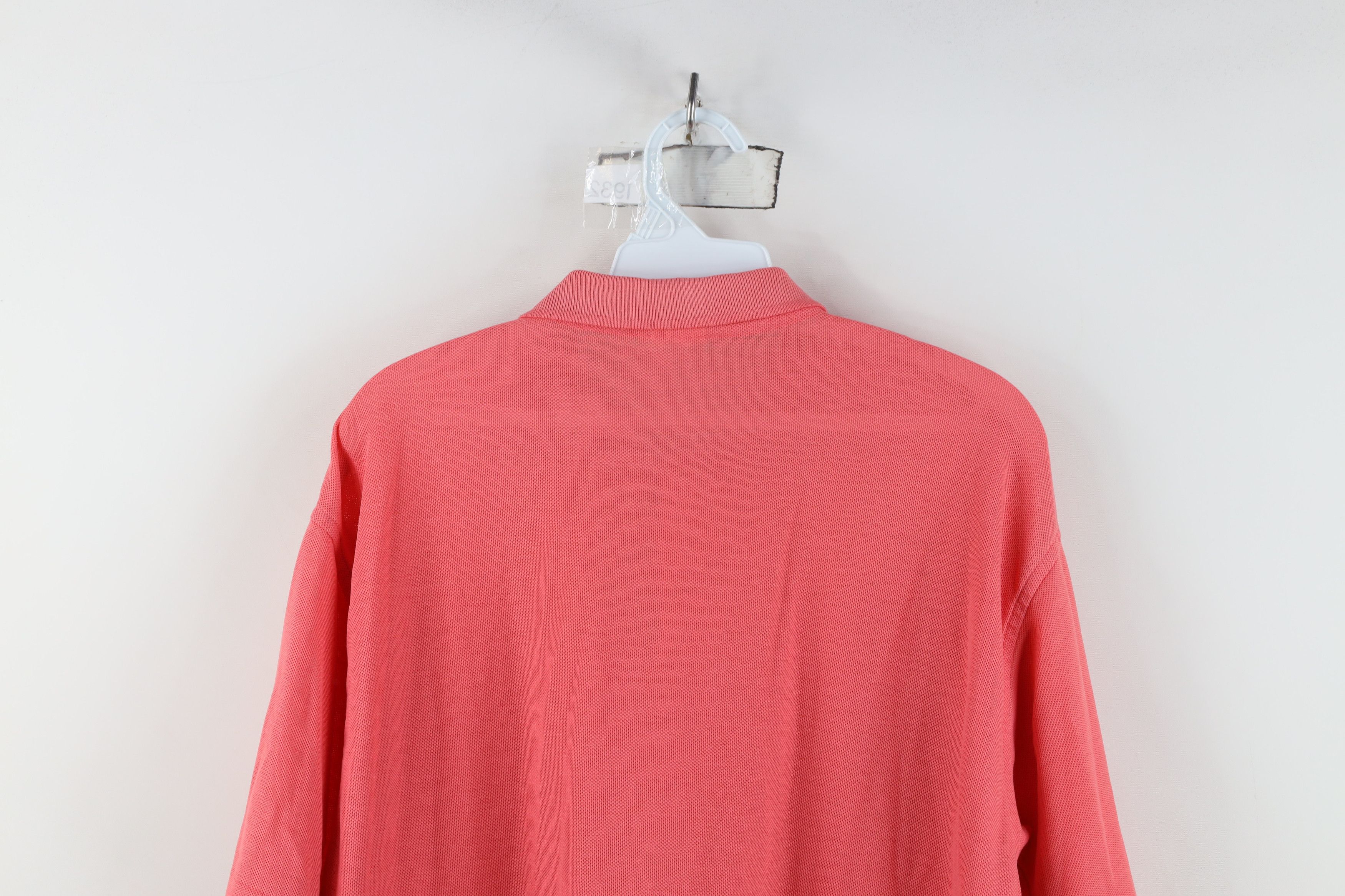 L.L. Bean Vintage 90s LL Bean Double L Cotton Knit Golf Polo Pink USA Size US XL / EU 56 / 4 - 12 Thumbnail