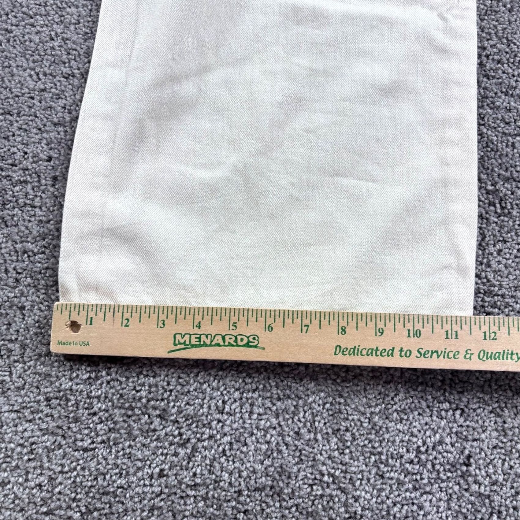 Vintage Universal Thread Jeans Womens 18 (38x30) Relaxed Wide-Leg Beige Cotton Denim City 30 Inseam Womens Size 40" / US 18 - 7 Thumbnail