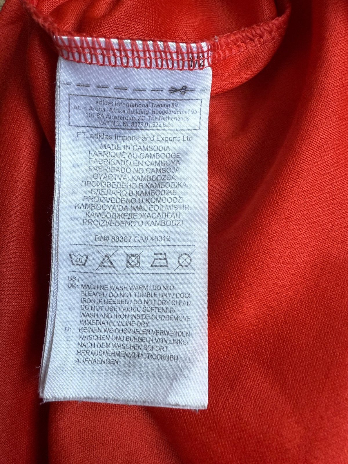 Adidas × Vintage Koszulka piłkarska Adidas Hiszpania 2018 Size US M / EU 48-50 / 2 - 8 Thumbnail