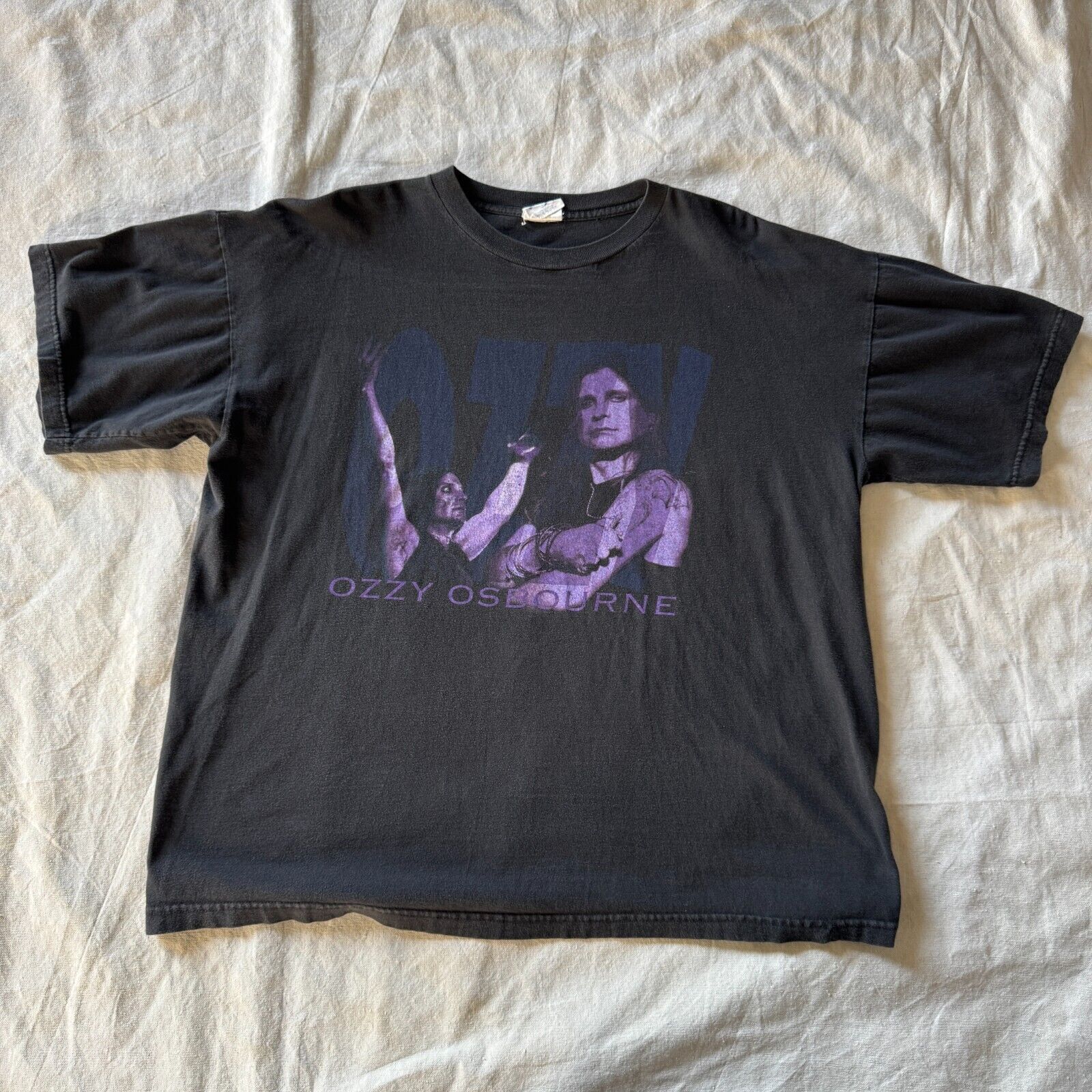 Band Tees × Vintage Vintage 90s 1999 Ozzy Osbourne Black
