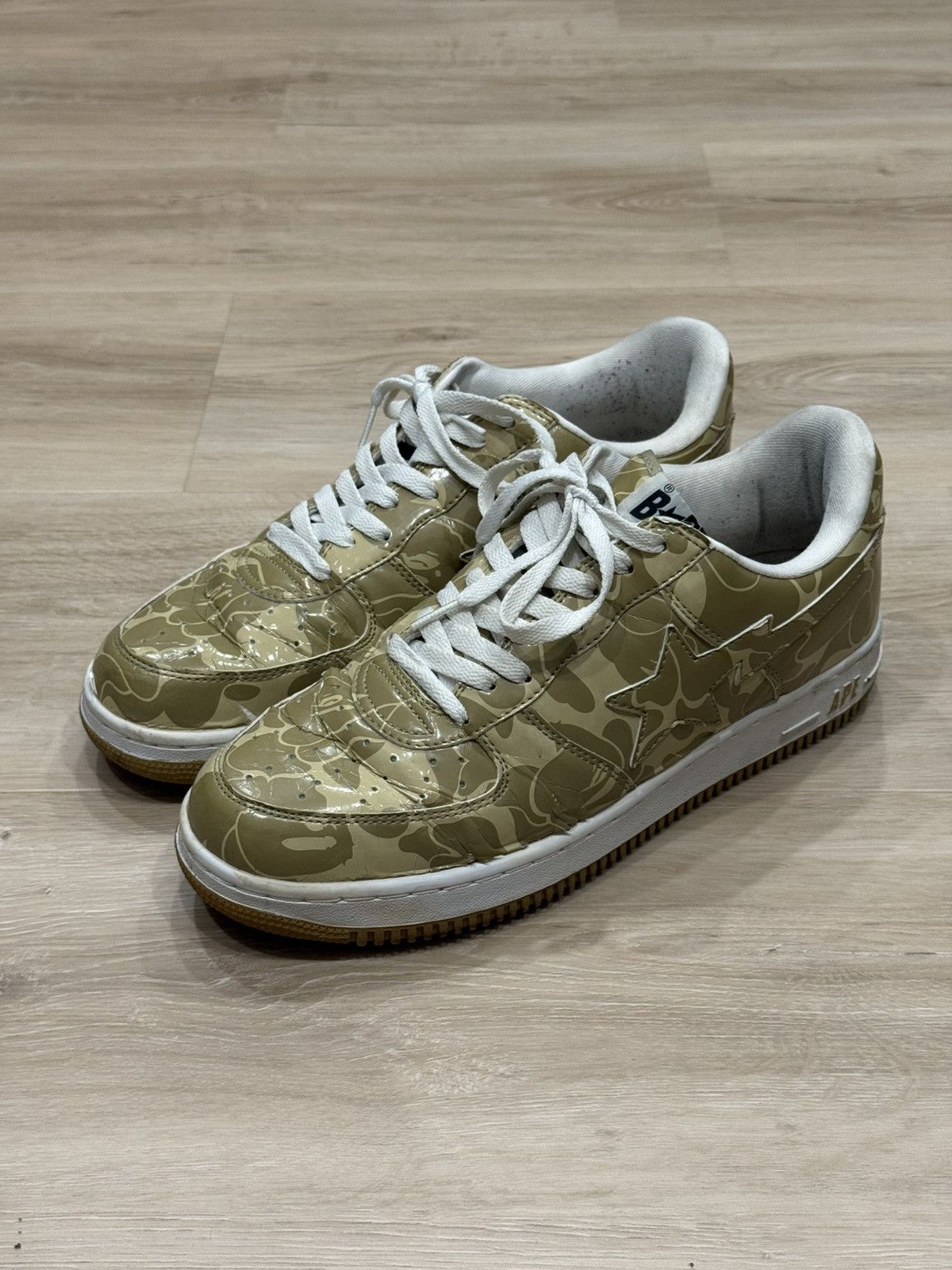 Bape Bape Footsoldier Desert Camo Bapesta Sneaker Size US 12 / EU 45 - 1 Thumbnail