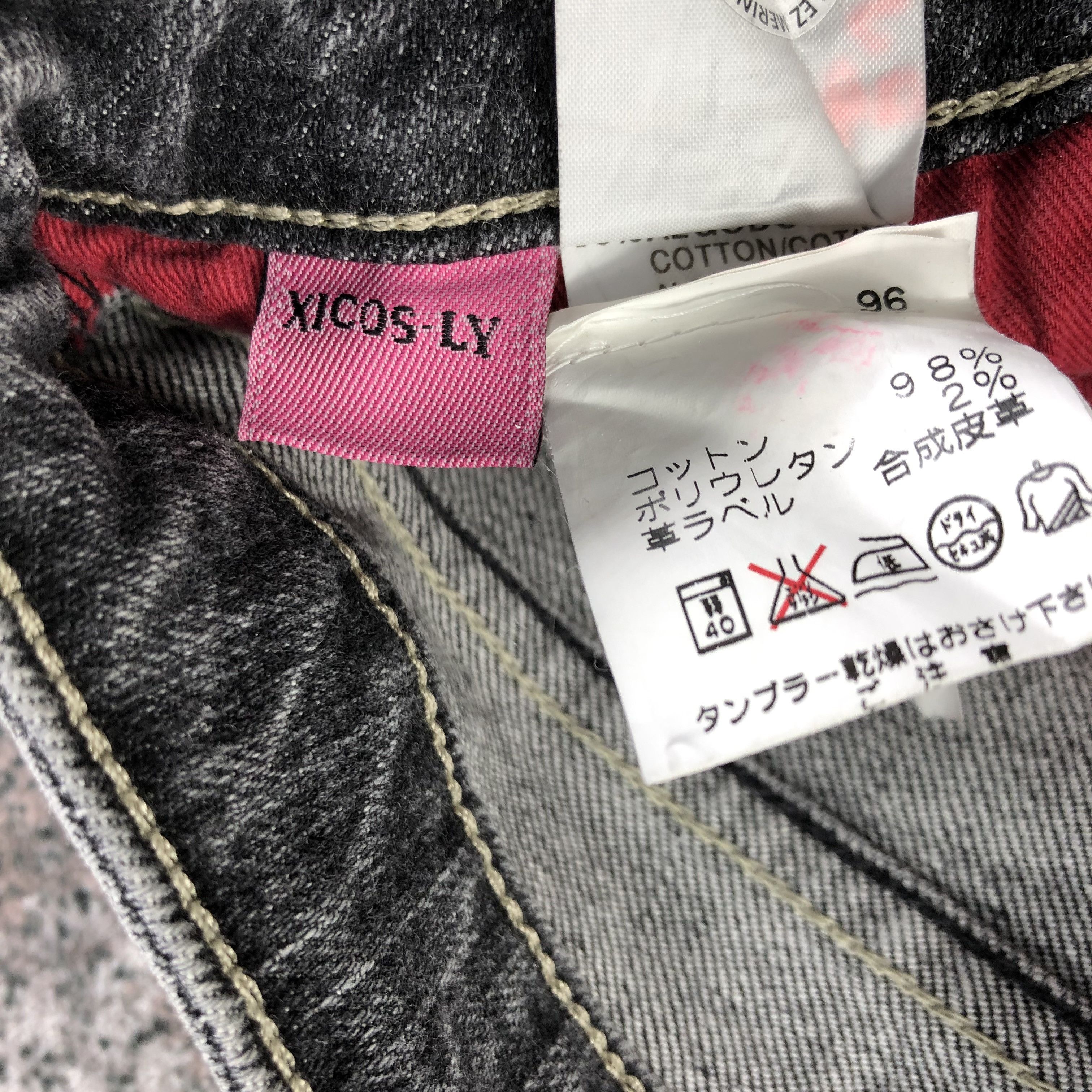 Japanese Brand Cimarron Faded Black Flared Denim KJ1969 Size 27" / US 4 / IT 40 - 9 Thumbnail