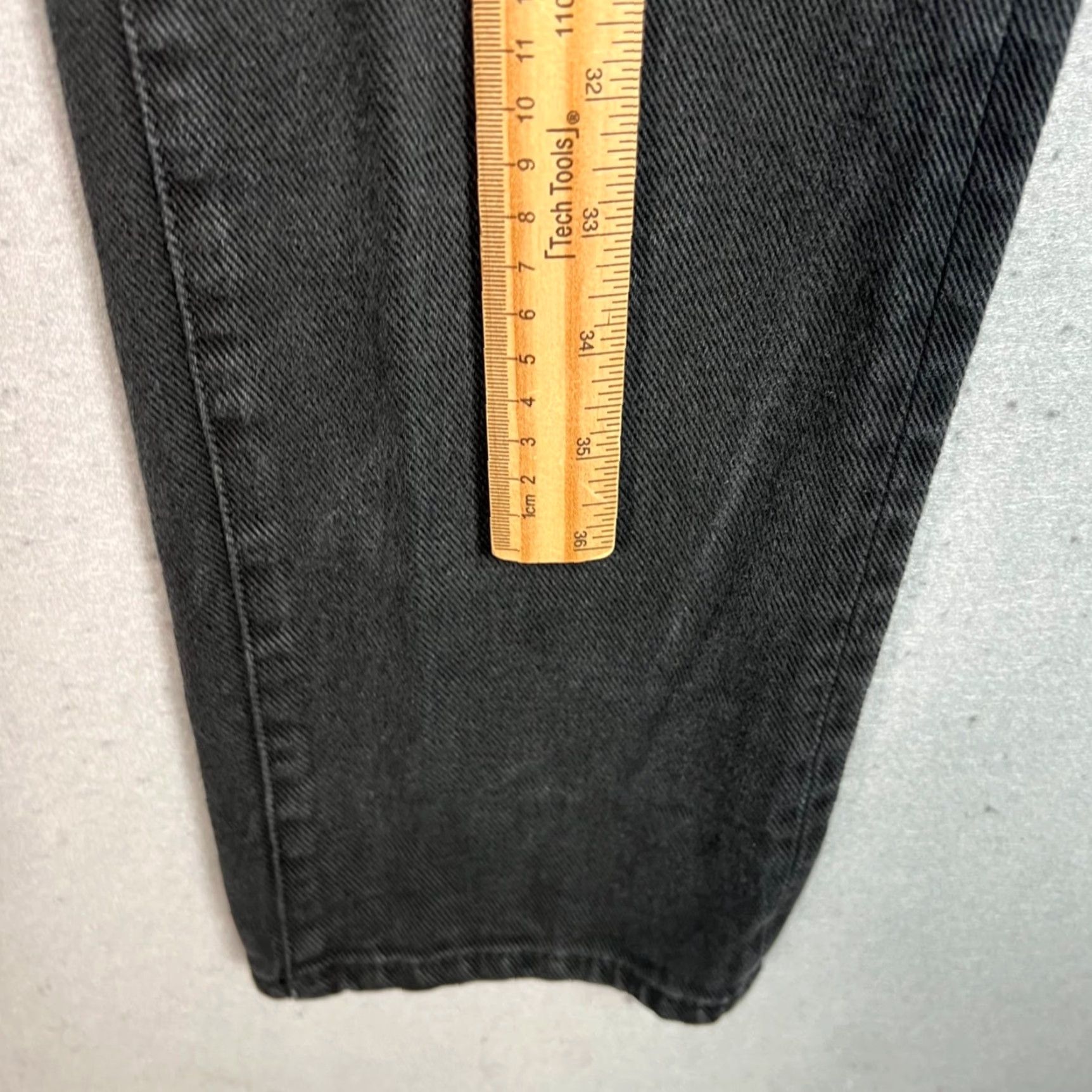 Vintage Versuchskind Berlin Mens Size 31 Black Straight-Leg Jeans 100% Cotton Size US 31 - 6 Thumbnail