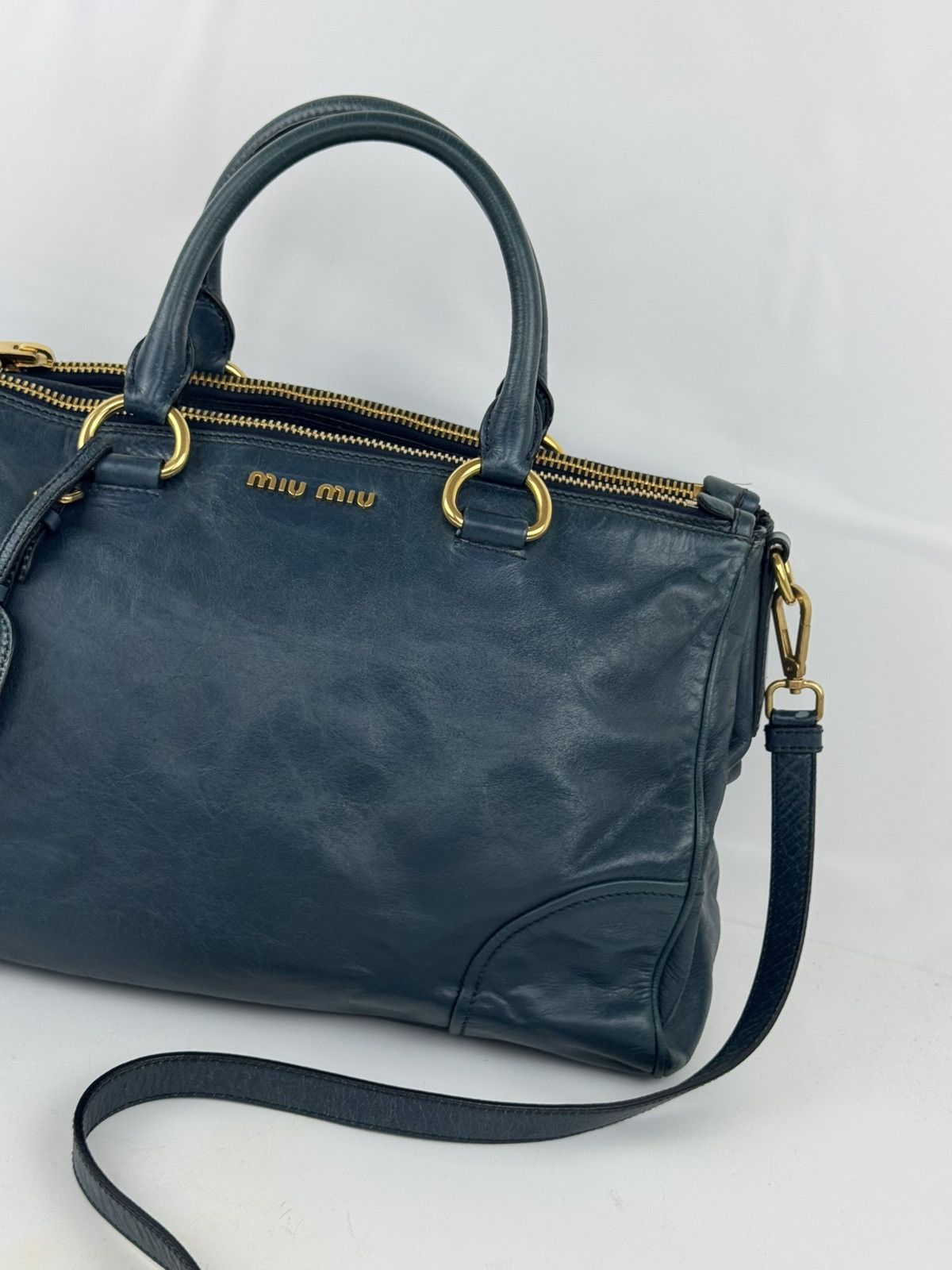 Miu Miu Miu Miu Vitello shine tote bag Size ONE SIZE - 2 Thumbnail