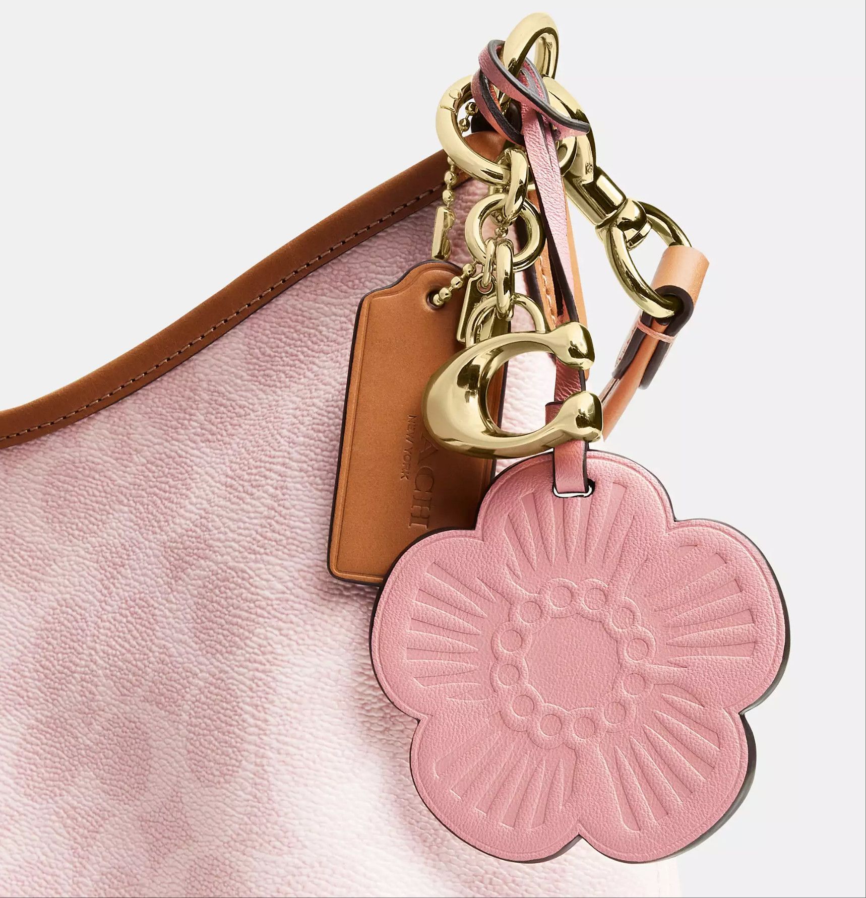 Coach Laurel Shoulder Bag In Signature Canvas With Charms CEL12 Size ONE SIZE - 17 Thumbnail