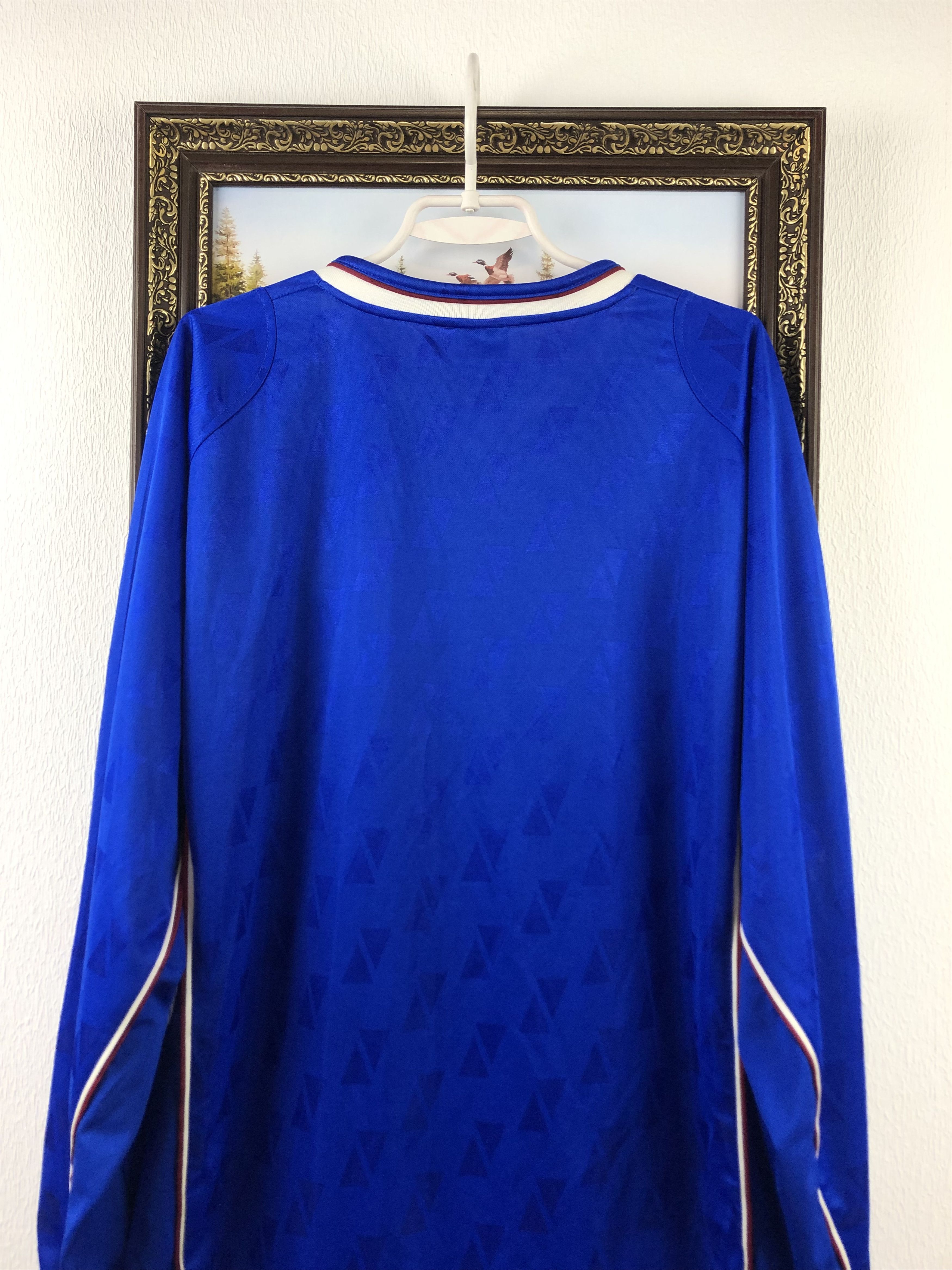 Vintage Oldham Athletic football shirt Soccer Jersey Long Sleeve Size US XL / EU 56 / 4 - 13 Thumbnail