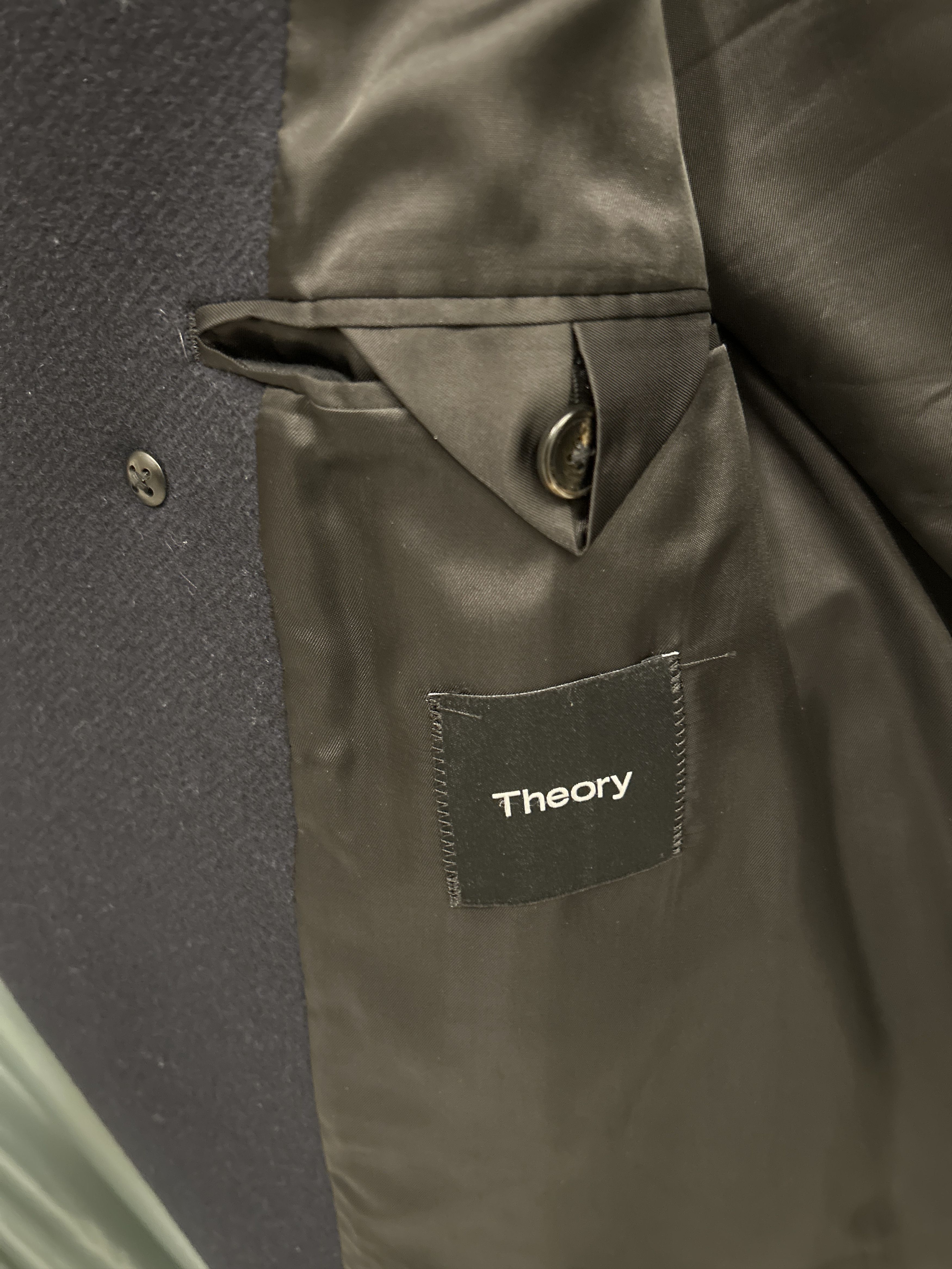 Theory Theory Peacoat in Baltic Navy, size L Size US L / EU 52-54 / 3 - 4 Thumbnail