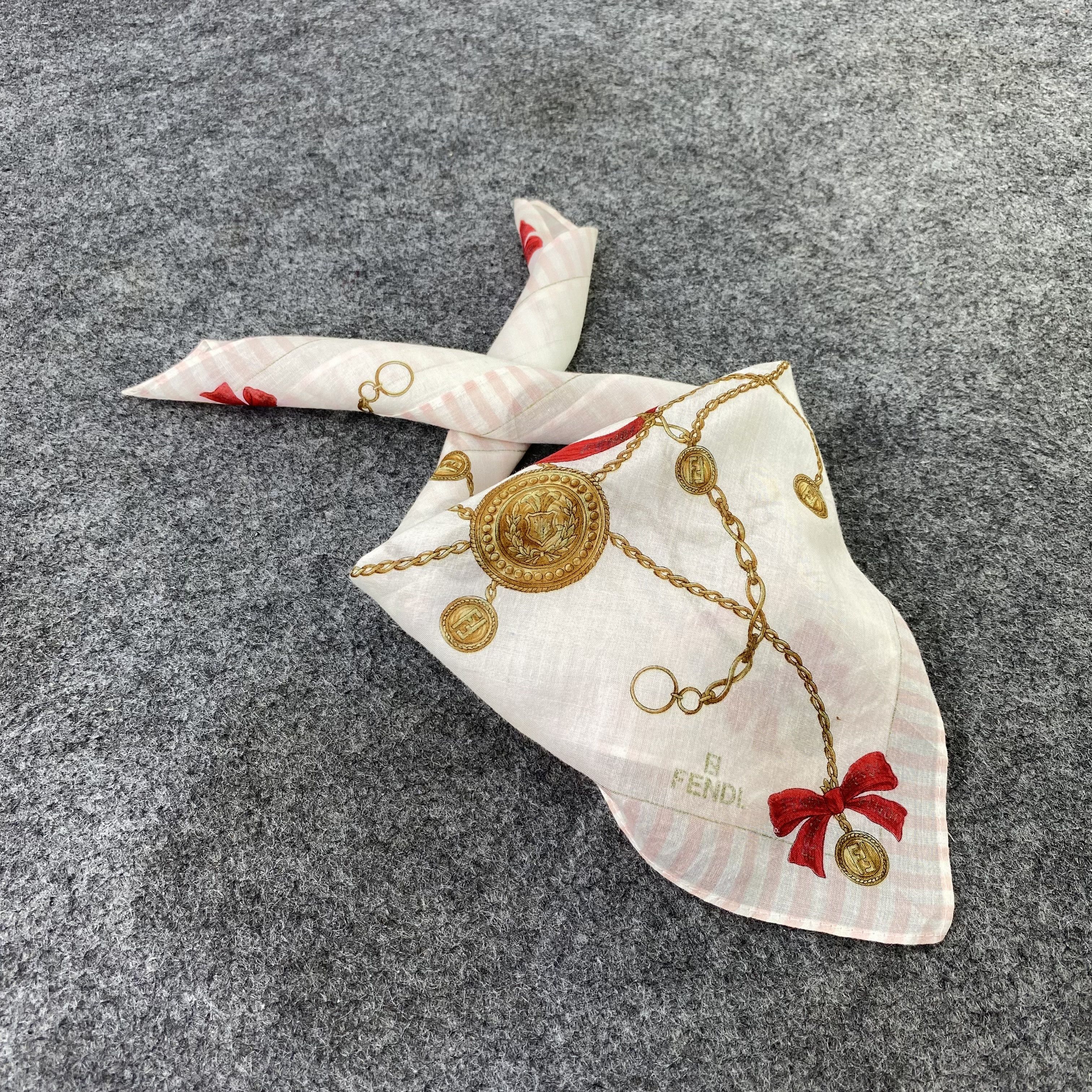 Designer Fendi Handkerchief / Bandana / Neckerchief-B954 Size ONE SIZE - 1 Thumbnail