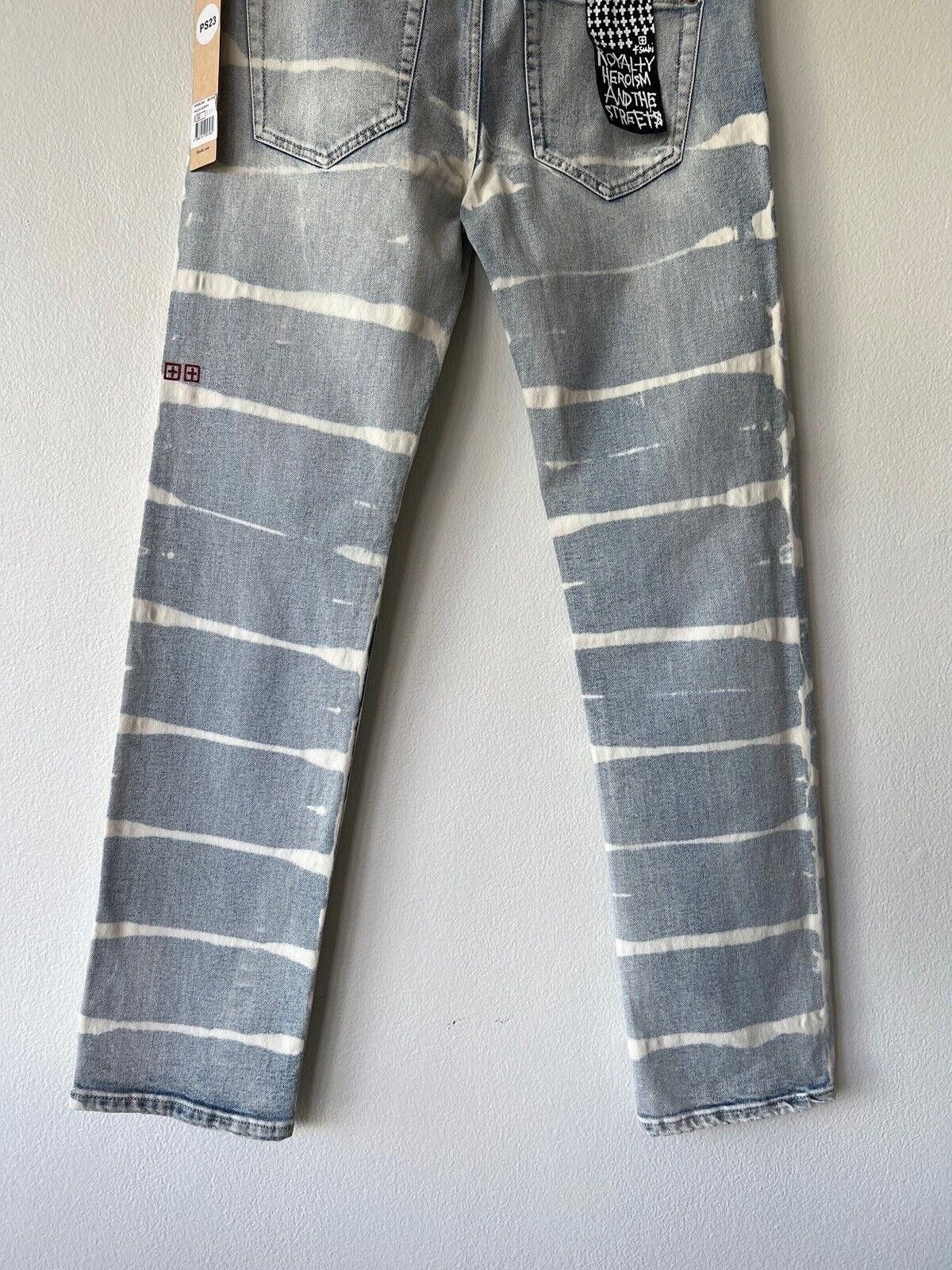 Ksubi new Ksubi mens denim jean hazlow 32 blue stripe elekrik Size US 32 / EU 48 - 7 Thumbnail