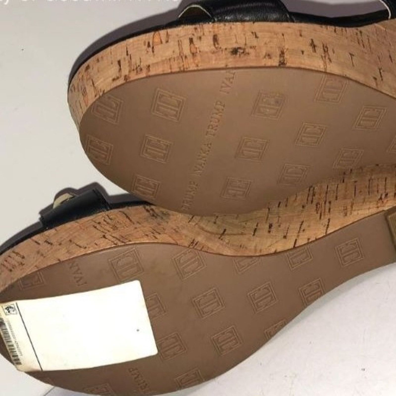 & Other Stories Ivanka Trump Black Studed Gitty 1 1/2" Platform Sandals NWT Size US 5 / IT 35 - 8 Thumbnail