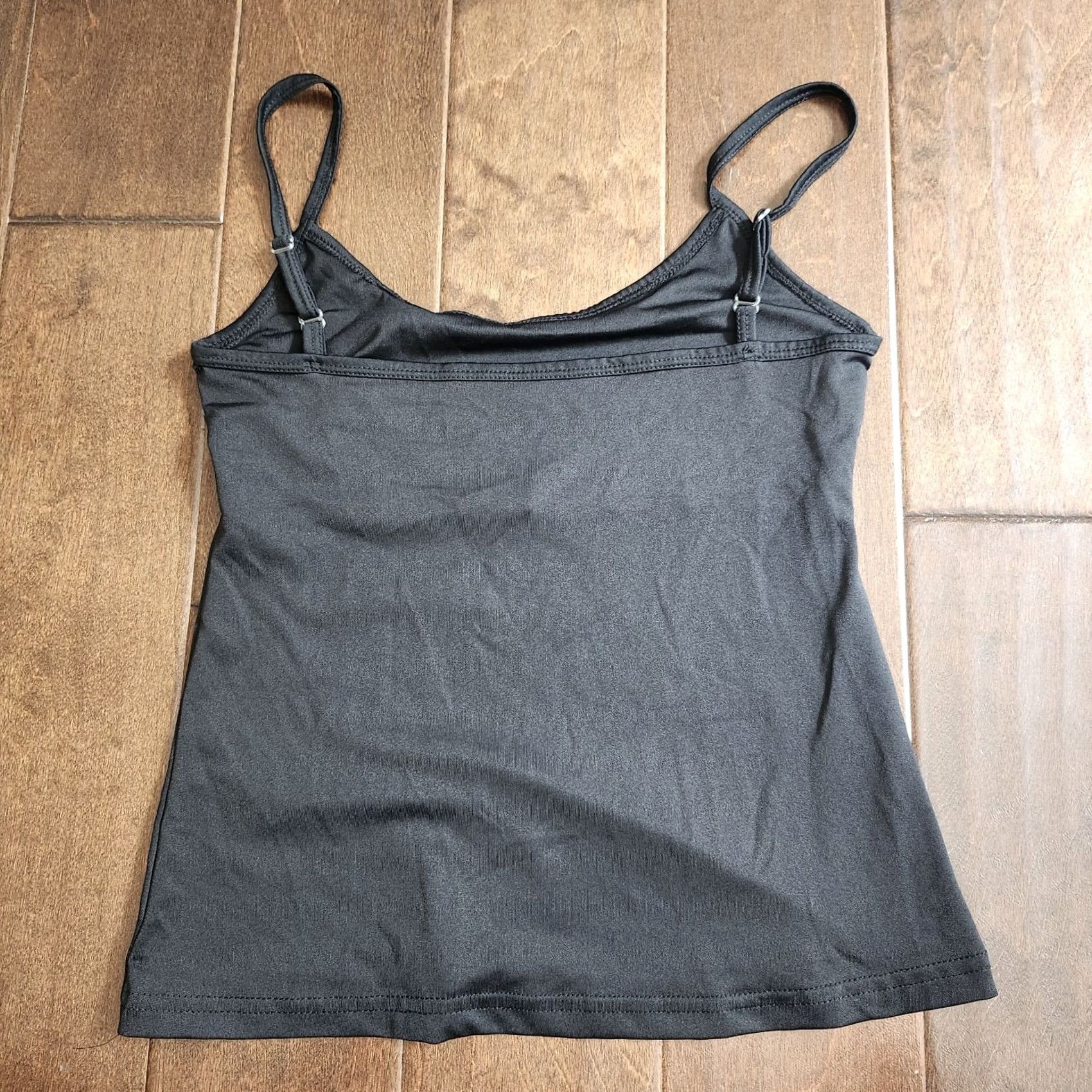 Vintage Lily Tank Top Black Sleeveless Spaghetti Strap Pullover - Small Womens Regular Fit Short Sleeveless Teen Casual Formal Party/Cocktail Size S / US 4 / IT 40 - 8 Thumbnail