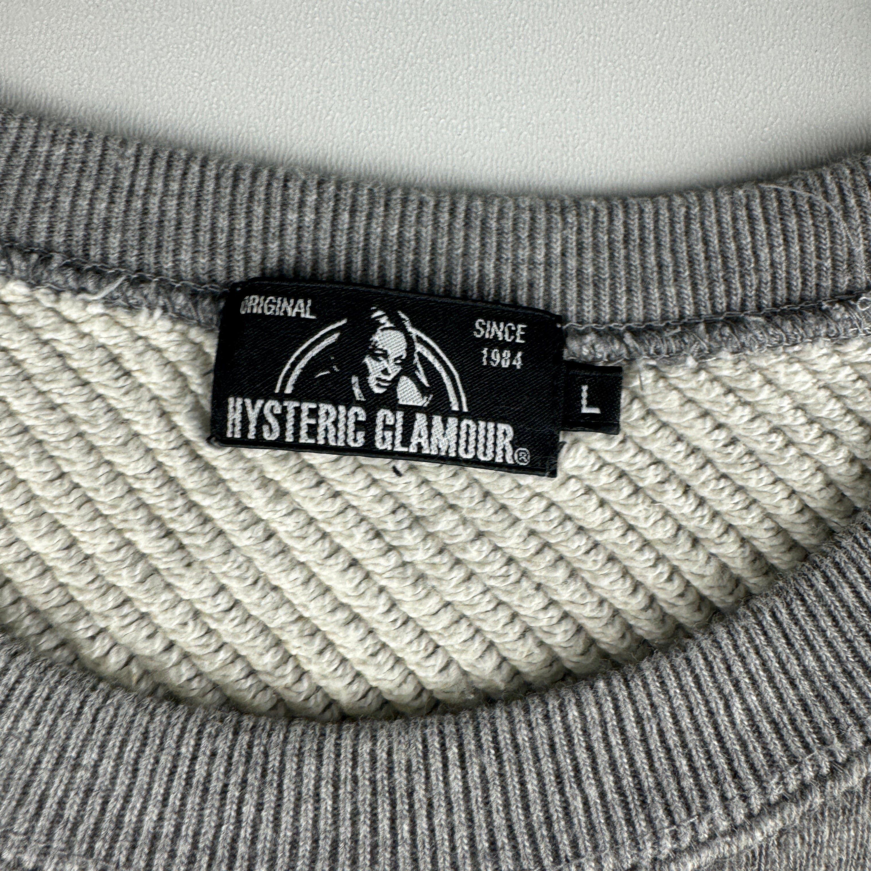Hysteric Glamour Hysteric Glamour B.B. Waldo Grey Sweater (L) Size US L / EU 52-54 / 3 - 3 Thumbnail