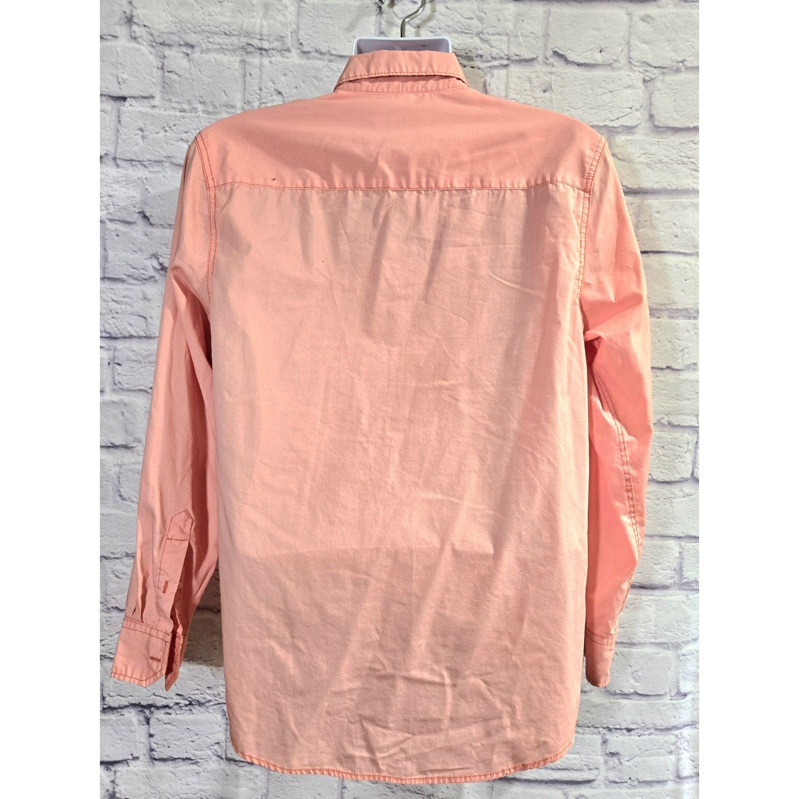 Other Michael Brandon Bright Orange Button Up Men's Shirt Medium Size US M / EU 48-50 / 2 - 3 Thumbnail