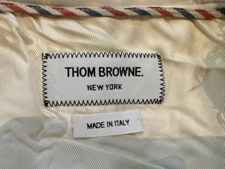 Thom Browne Thom Browne White fur-edged show, pleated skirt 2505-Nextar Size 25" / US 0 / IT 36 - 4 Thumbnail