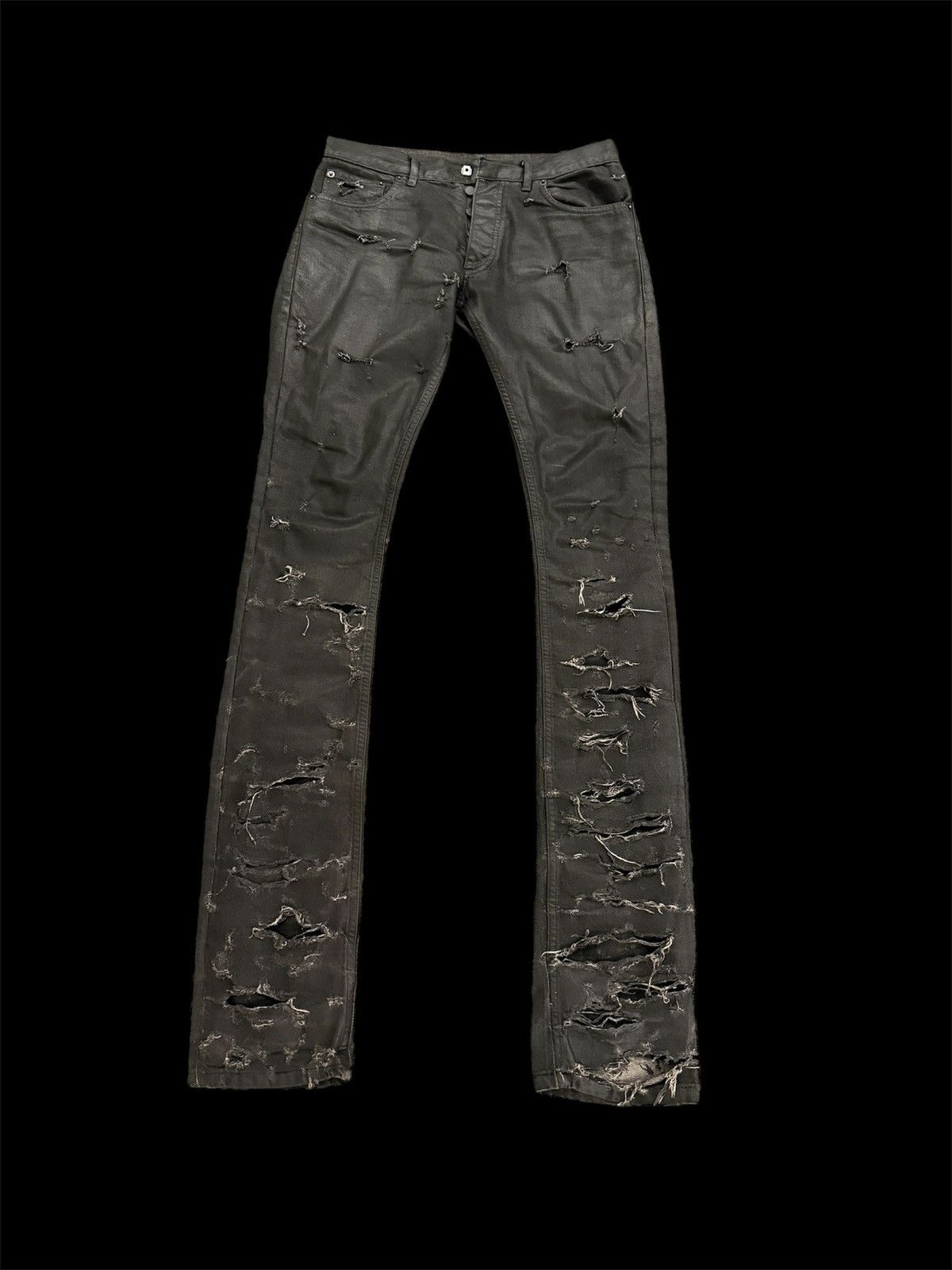 Dior Dior Waxed Strip Denim Size US 29 - 1 Thumbnail