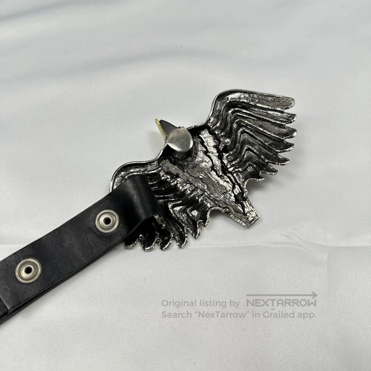 Vintage handmade eagle belt with turquoise accents. Size ONE SIZE - 4 Thumbnail