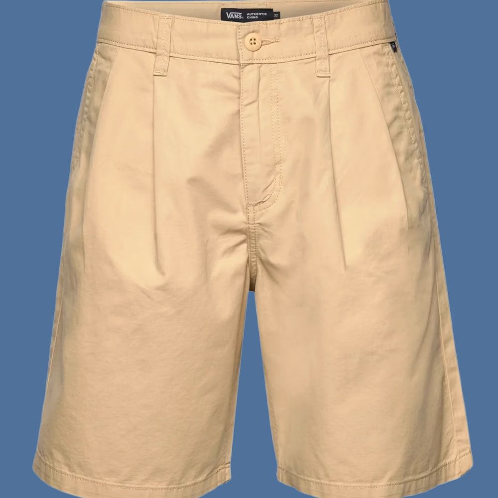 Vans VANS Shorts Mens 32 Brown Brand New Authentic Chino Pleated Taos Taupe Size US 32 / EU 48 - 1 Preview
