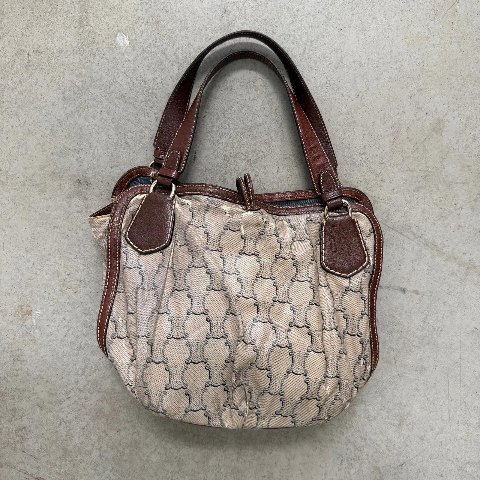 Celine Celine Macadam PVC Shoulder Bag Brown Size ONE SIZE - 4 Thumbnail