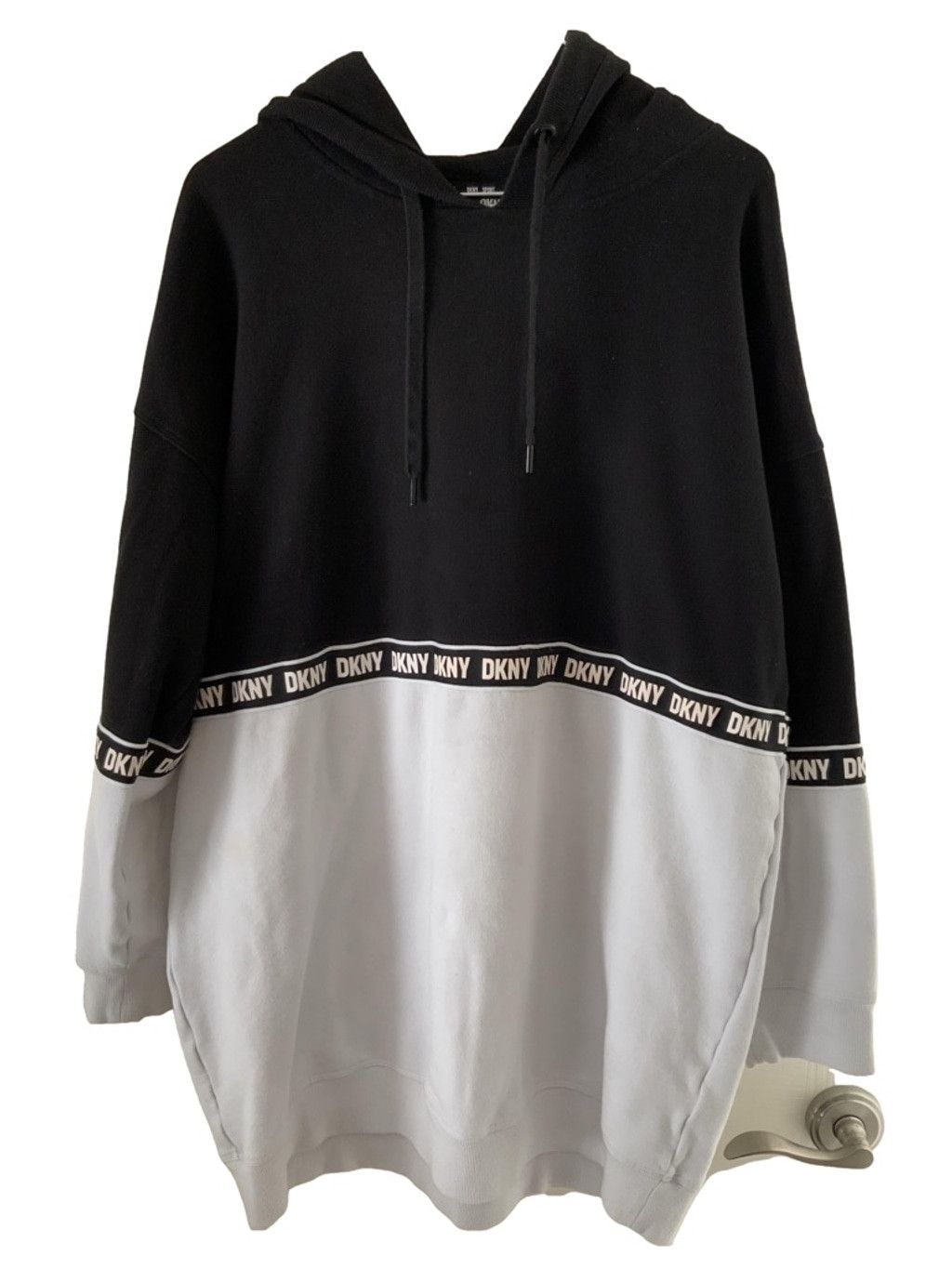 DKNY DKNY Hoodie Size XL Black and White Size XL / US 12-14 / IT 48-50 - 2 Thumbnail