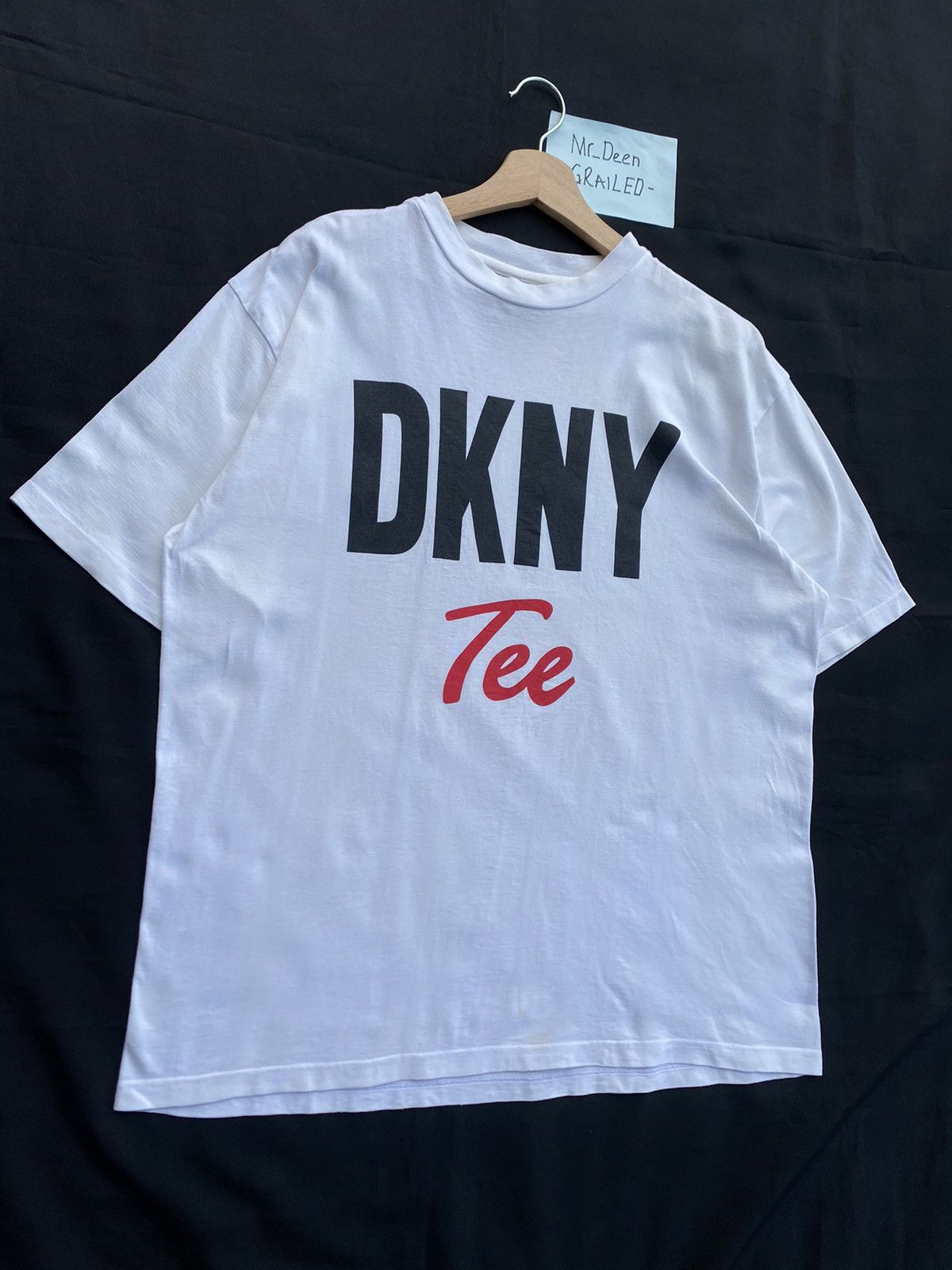 DKNY Rare Vintage DKNY Big Logo Spellout Tshirt Size US L / EU 52-54 / 3 - 2 Thumbnail