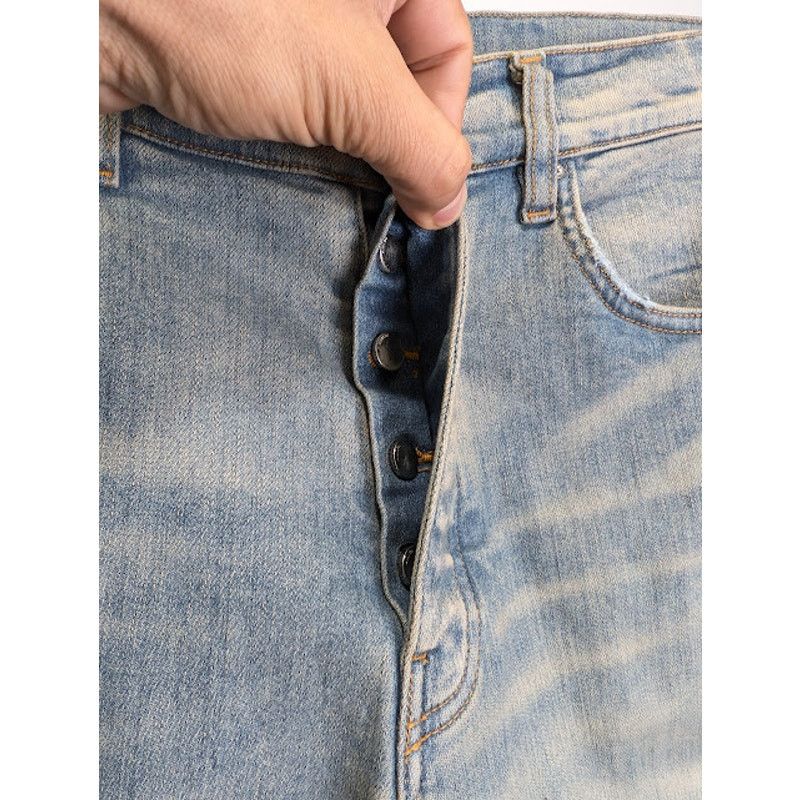 Amiri o1rshd1 Crystal Stack Flare Jeans in Clay Indigo Size US 32 / EU 48 - 9 Thumbnail