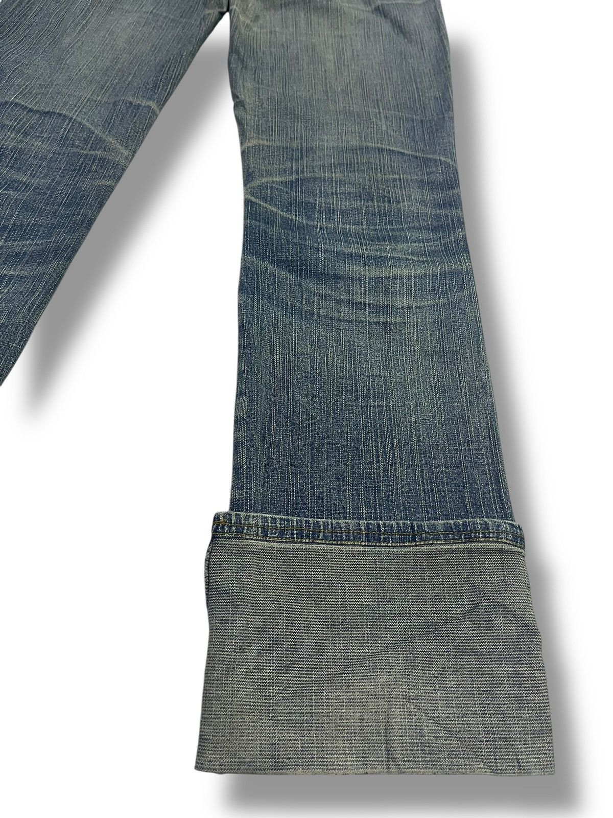 If Six Was Nine × Japanese Brand × Le Grande Bleu (L.G.B.) 🇯🇵 Y2K JAPANESE BRAND FLARE WASHED BLUE PANT Size 28" / US 6 / IT 42 - 9 Thumbnail