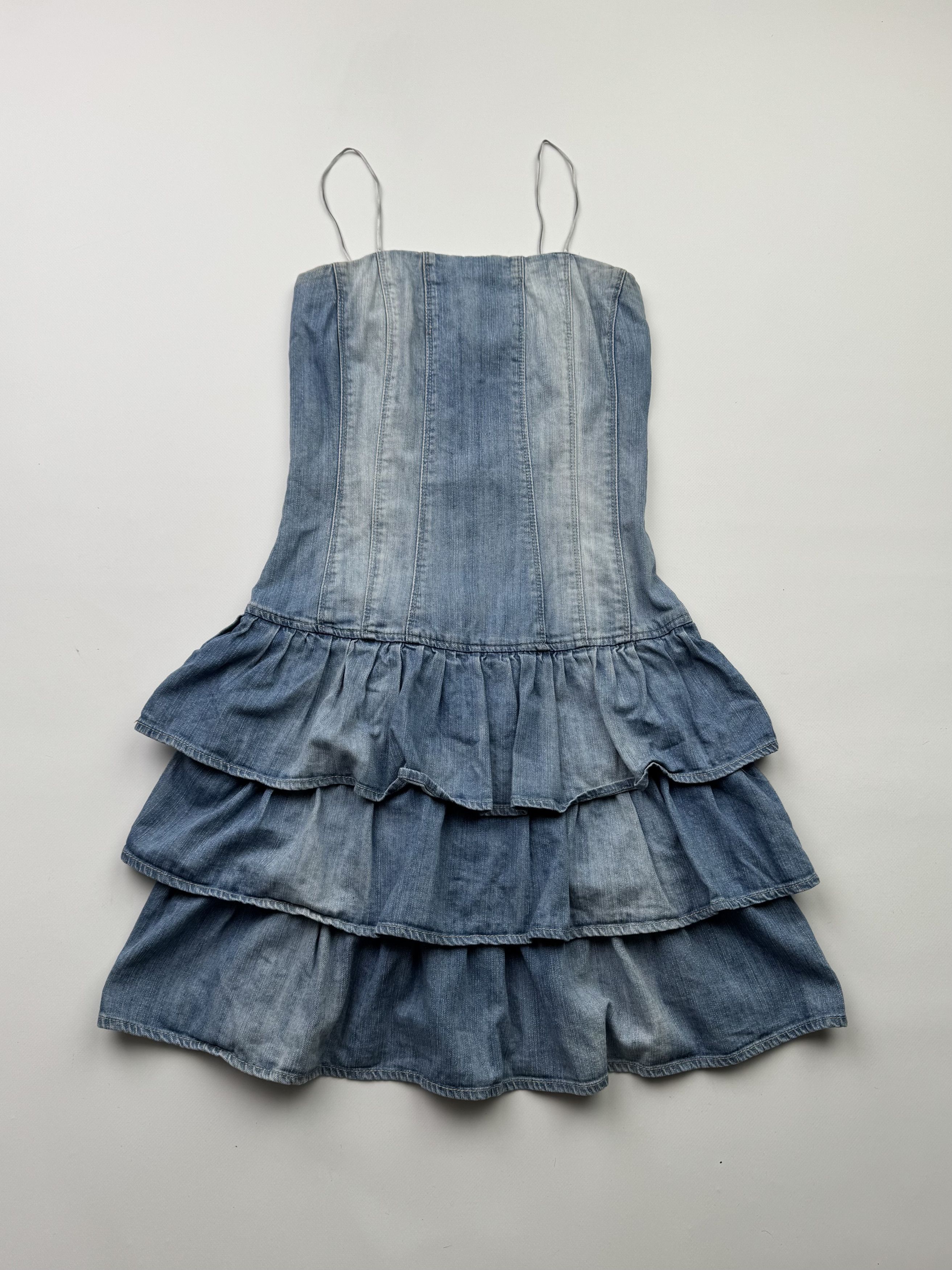 Vintage Vintage Mini Dress B552(V424)E2 Size S / US 4 / IT 40 - 1 Thumbnail
