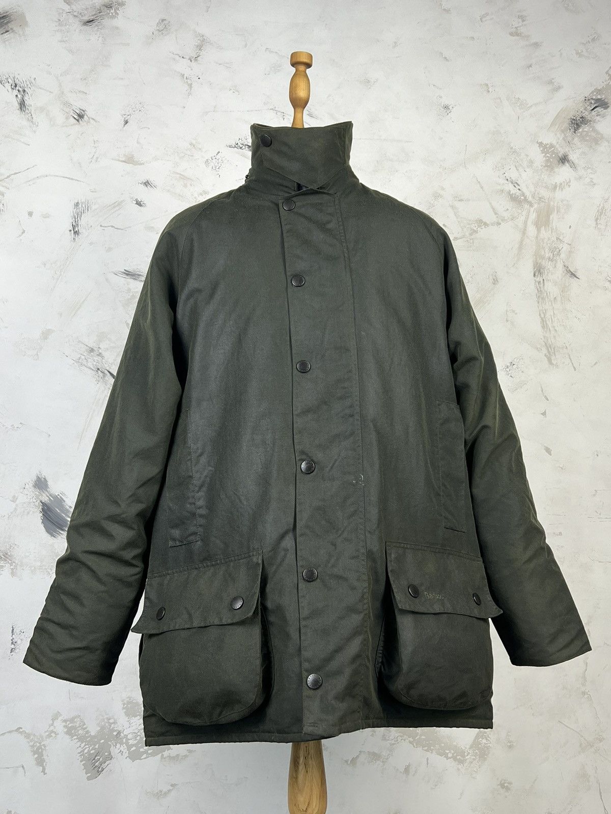 Barbour Vintage Barbour Beaufort Endurance Waxed Jacket Size L - XL Size US L / EU 52-54 / 3 - 2 Thumbnail