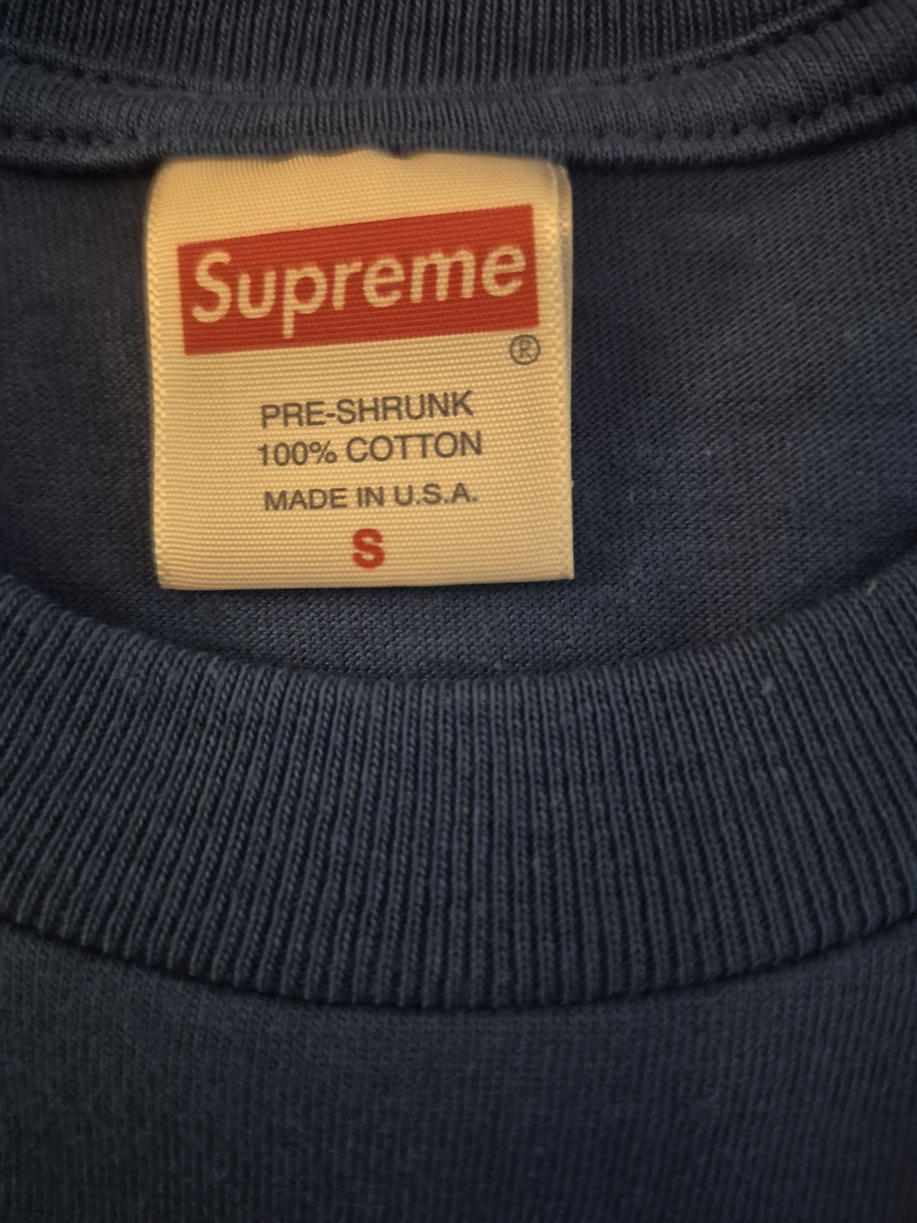 Supreme Supreme Blue Rat Tee Size Small Size US S / EU 44-46 / 1 - 3 Thumbnail