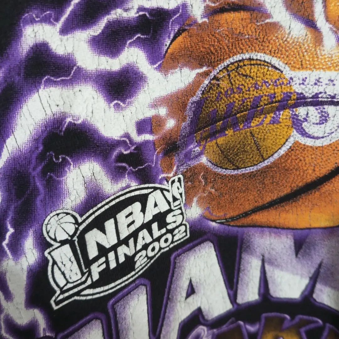 NBA Vintage 2002 Lakers T Shirt Size US XL / EU 56 / 4 - 3 Thumbnail