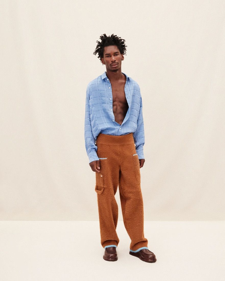 Jacquemus o1mle0625 Le Pantalon Cargo in Brown Size US 30 / EU 46 - 2 Thumbnail