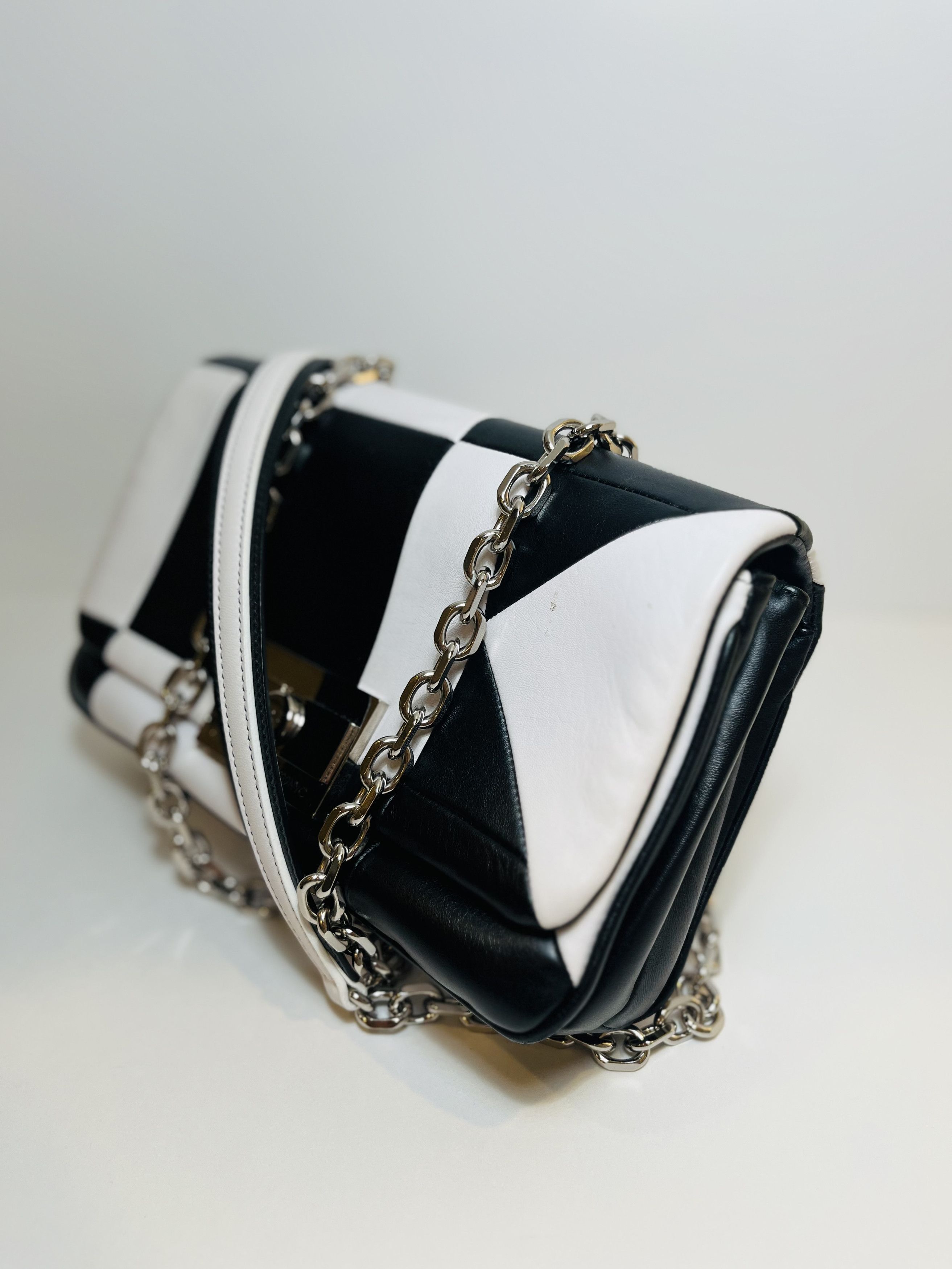 Calvin Klein 205W39NYC Calvin Klein 205W39NYC Black and White Leather Crossbody Bag Size ONE SIZE - 2 Thumbnail