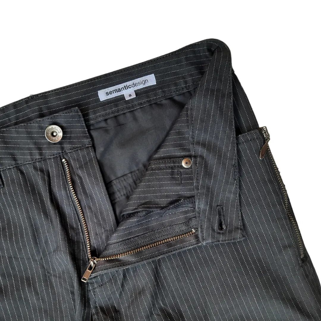 Ekam × Tornado Mart × semanticdesign Semantic Design Cargo Pin Strip Pants Size US 30 / EU 46 - 5 Thumbnail