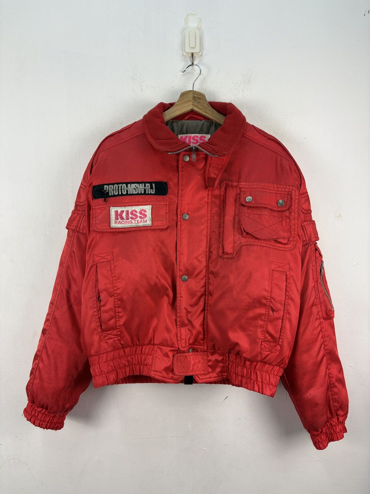 KISS Vintage Kiss Racing Jacket Bomber Issey Skyline Design Size US L / EU 52-54 / 3 - 4 Thumbnail