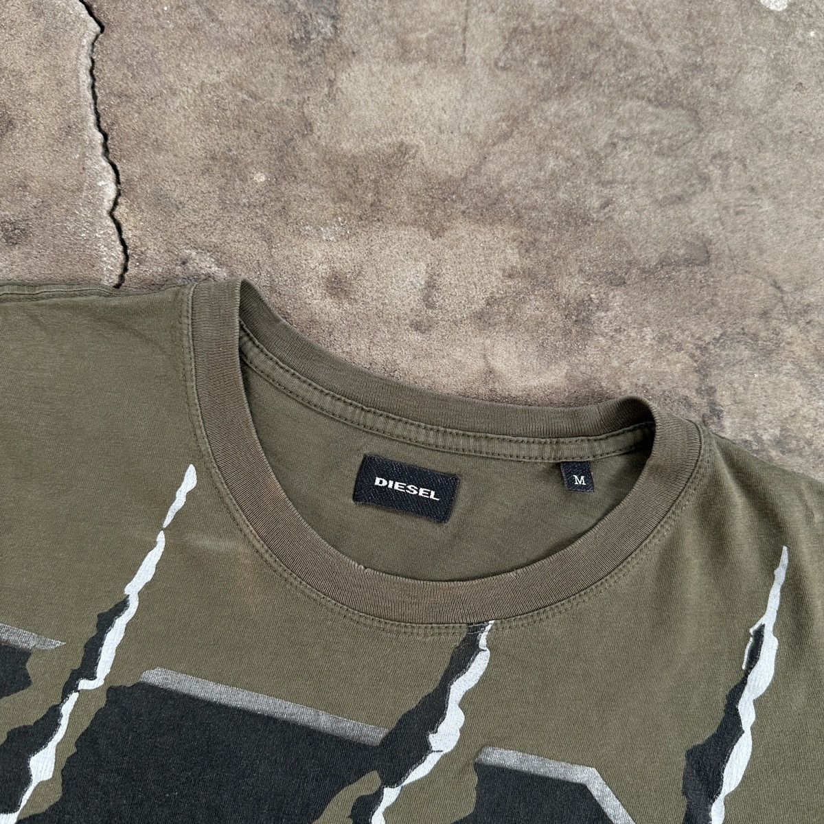Diesel Vintage Diesel Olive T-shirt Size US M / EU 48-50 / 2 - 5 Thumbnail