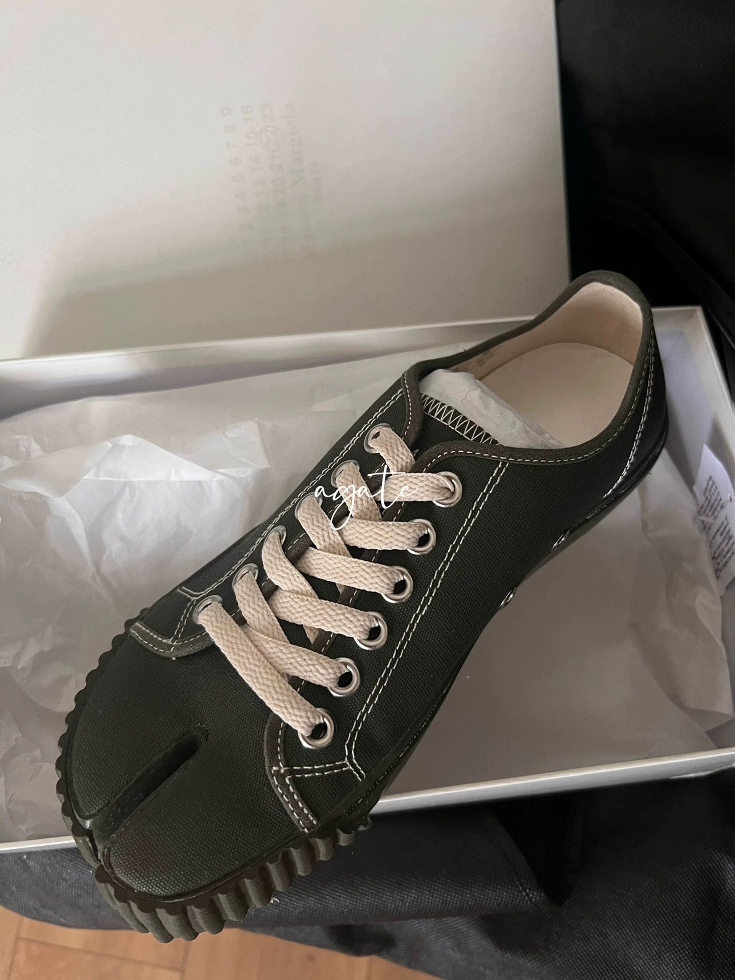 Maison Margiela Maison Margiela Green Biscuit Shoes 37 Size US 6.5 / IT 36.5 - 2 Thumbnail