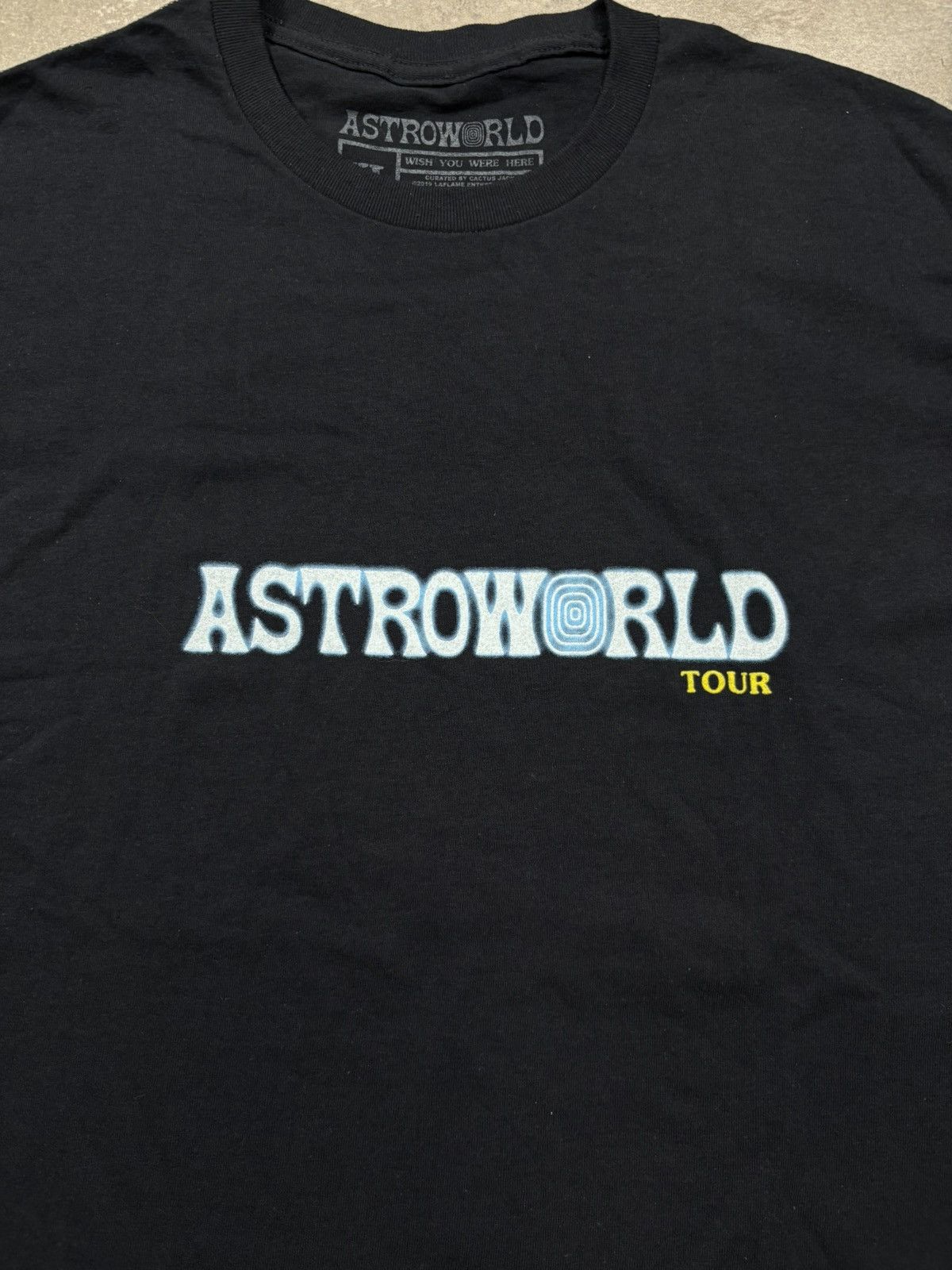 Travis Scott Travis Scott Astroworld Tour Tee, Black Size US XL / EU 56 / 4 - 3 Thumbnail
